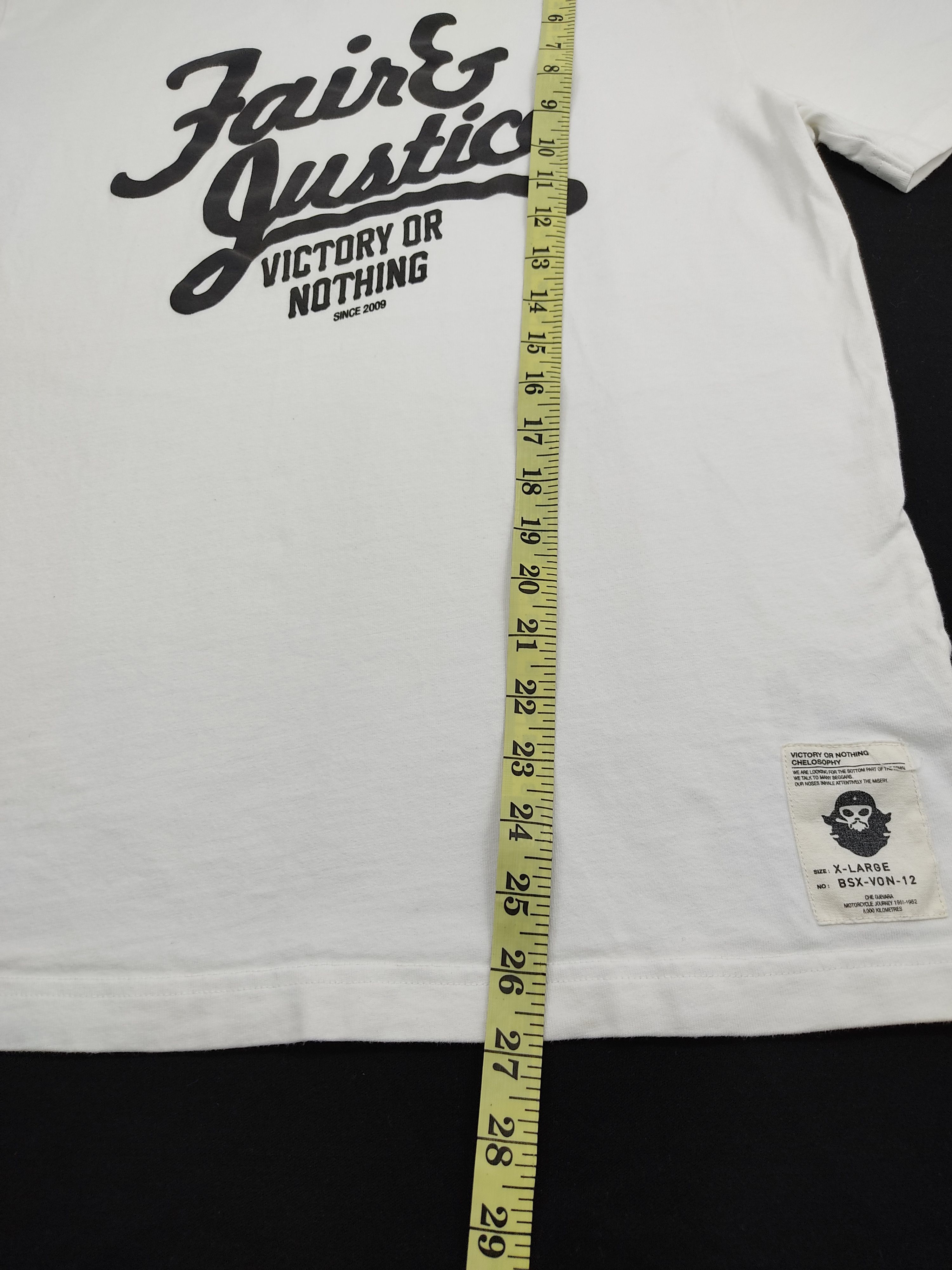 Band Tees Che Guevara Chelosophy Tee Fair and Justice Qoute Tee Size US M / EU 48-50 / 2 - 5 Thumbnail