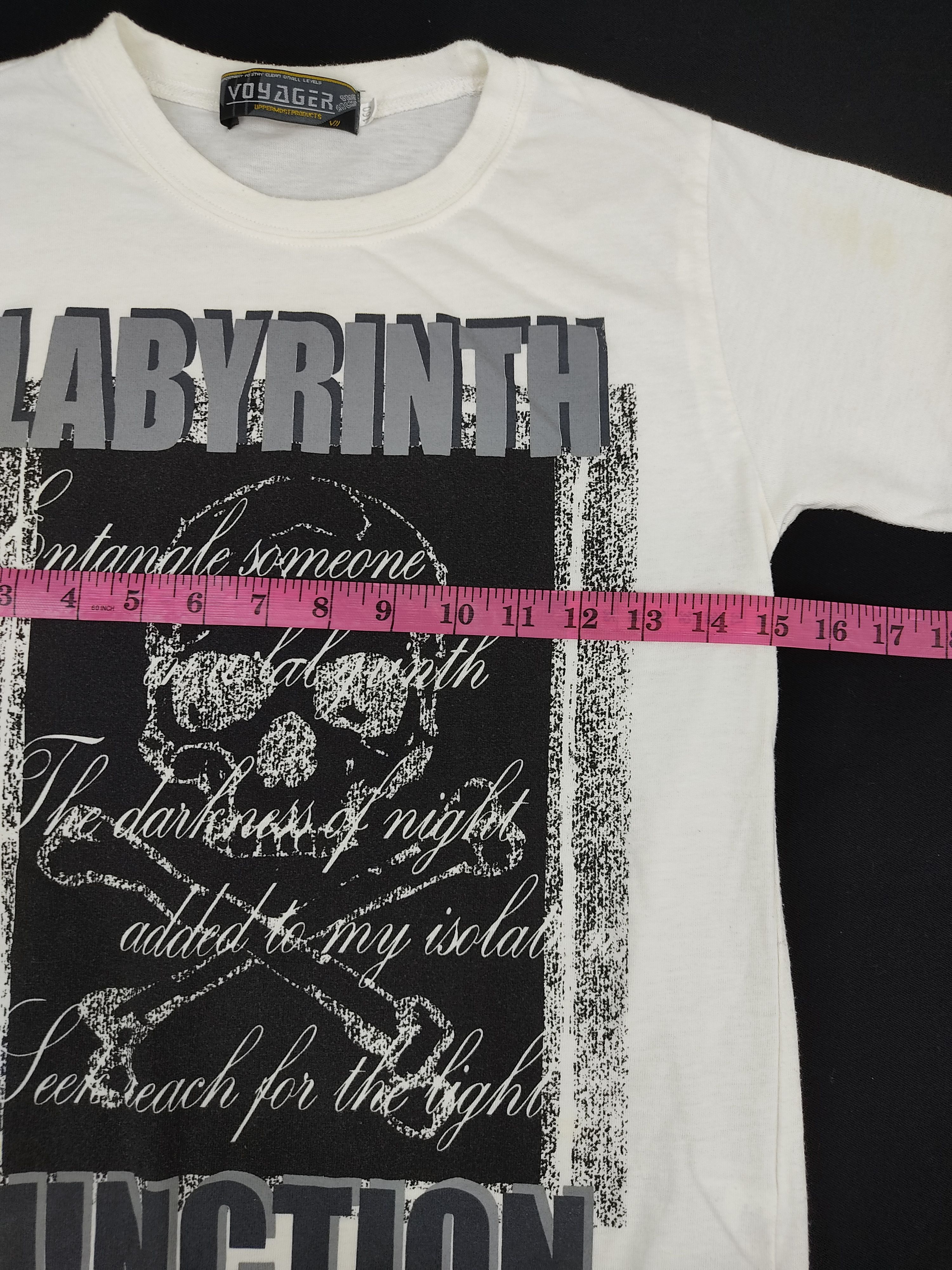Japanese Brand Labyrinth Function Skull Logo Tag Voyager Printed Size XS / US 0-2 / IT 36-38 - 4 Thumbnail
