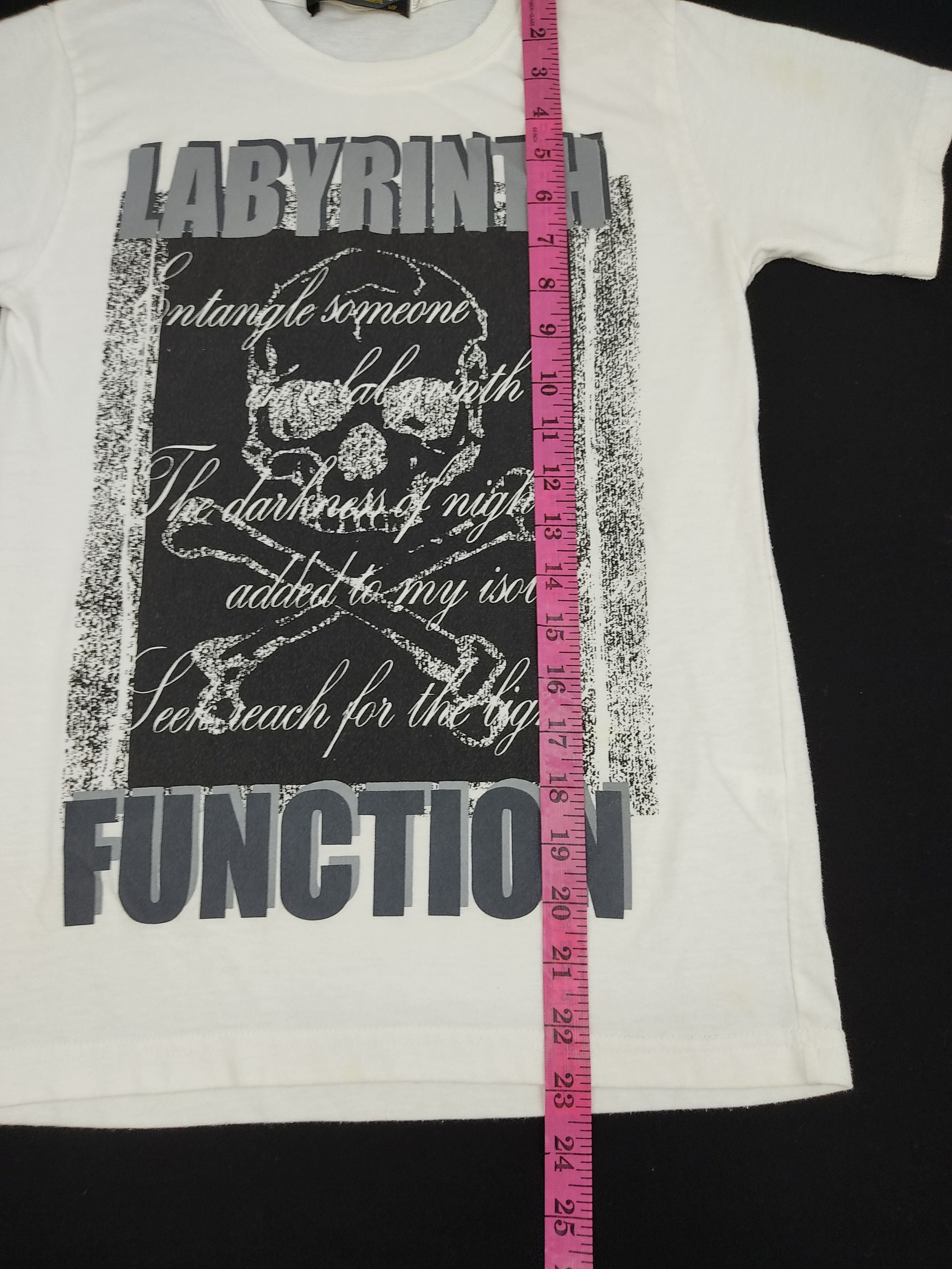 Japanese Brand Labyrinth Function Skull Logo Tag Voyager Printed Size XS / US 0-2 / IT 36-38 - 5 Thumbnail