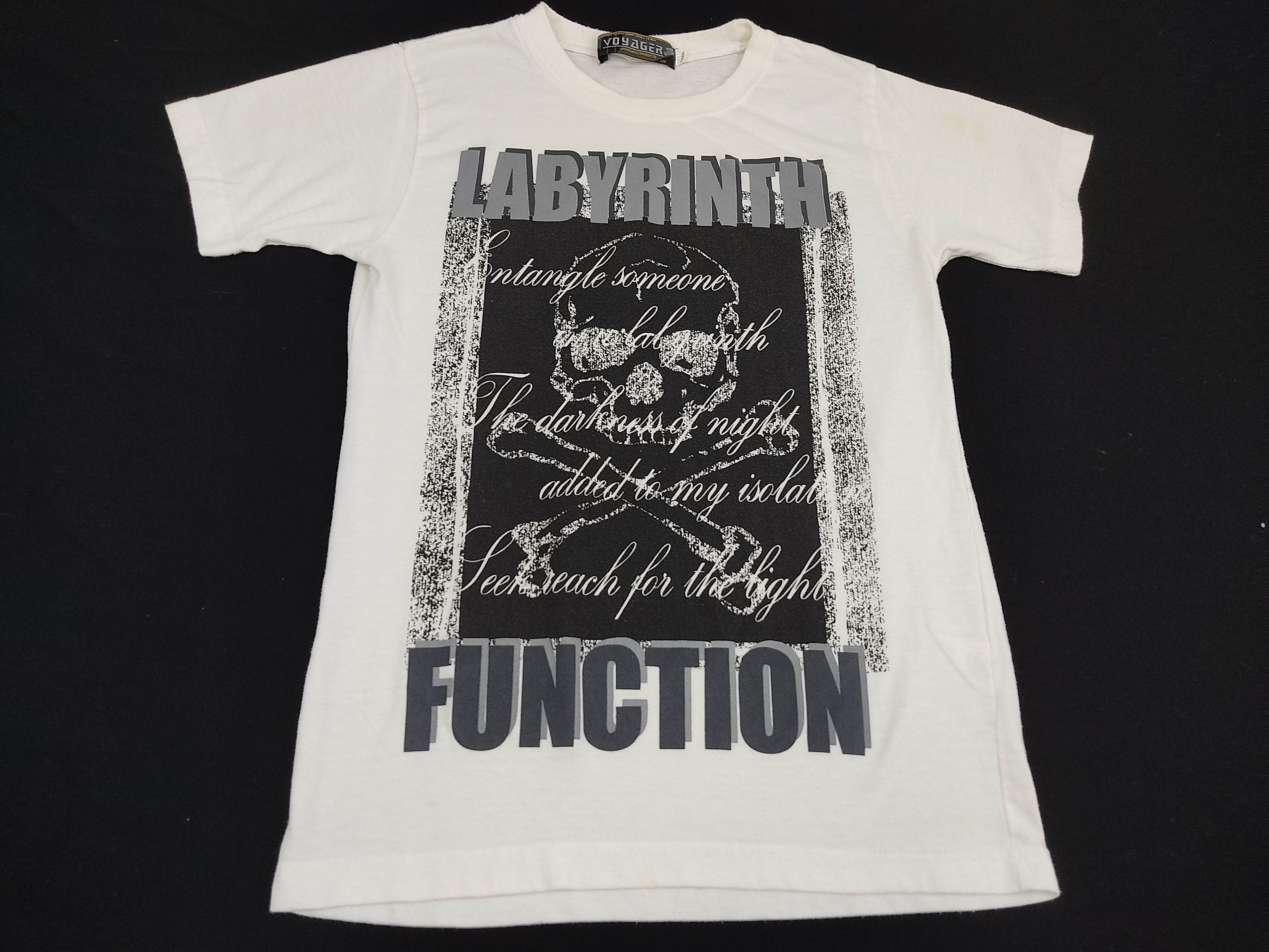 Labyrinth Function Skull Logo Tag Voyager Printed