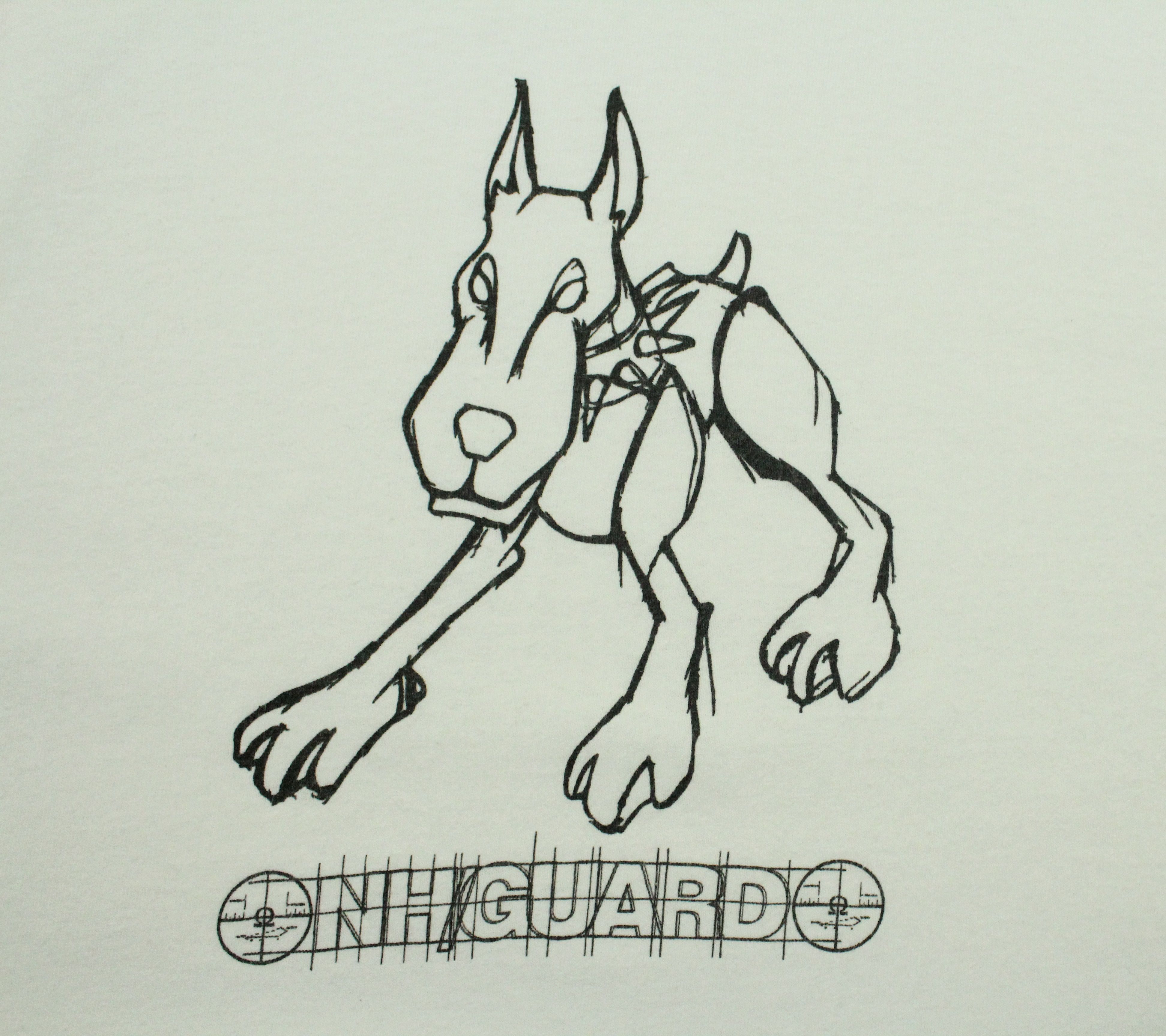 Neighborhood × Vintage Vintage 90s NEIGHBORHOOD T Shirt Sketch Motif Size US L / EU 52-54 / 3 - 6 Thumbnail