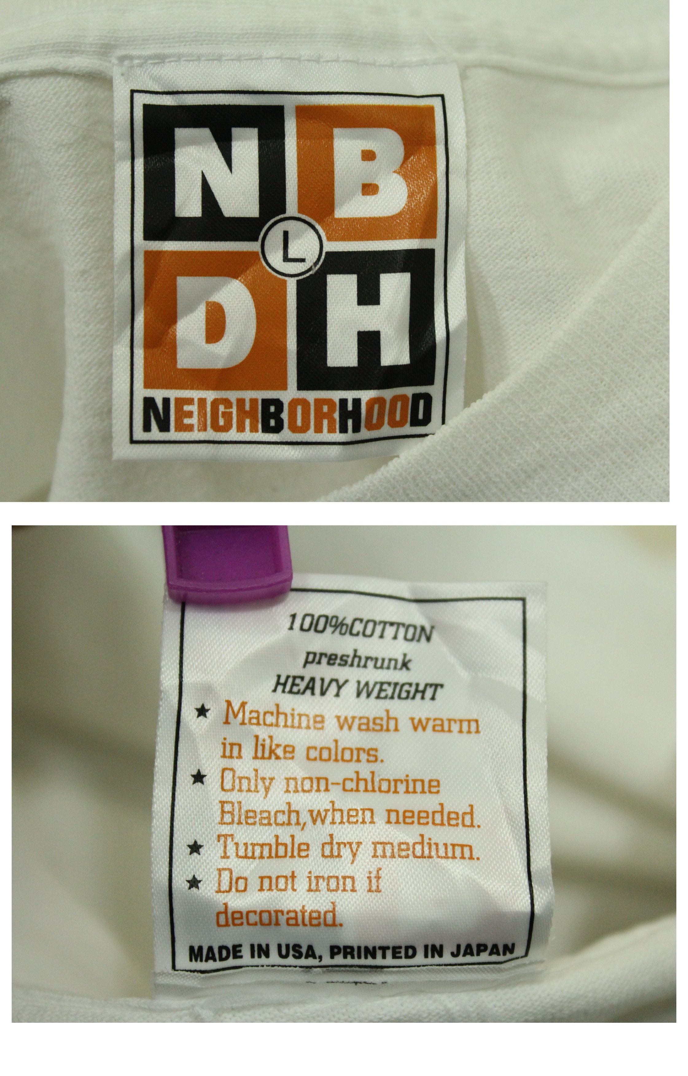 Neighborhood × Vintage Vintage 90s NEIGHBORHOOD T Shirt Sketch Motif Size US L / EU 52-54 / 3 - 10 Thumbnail