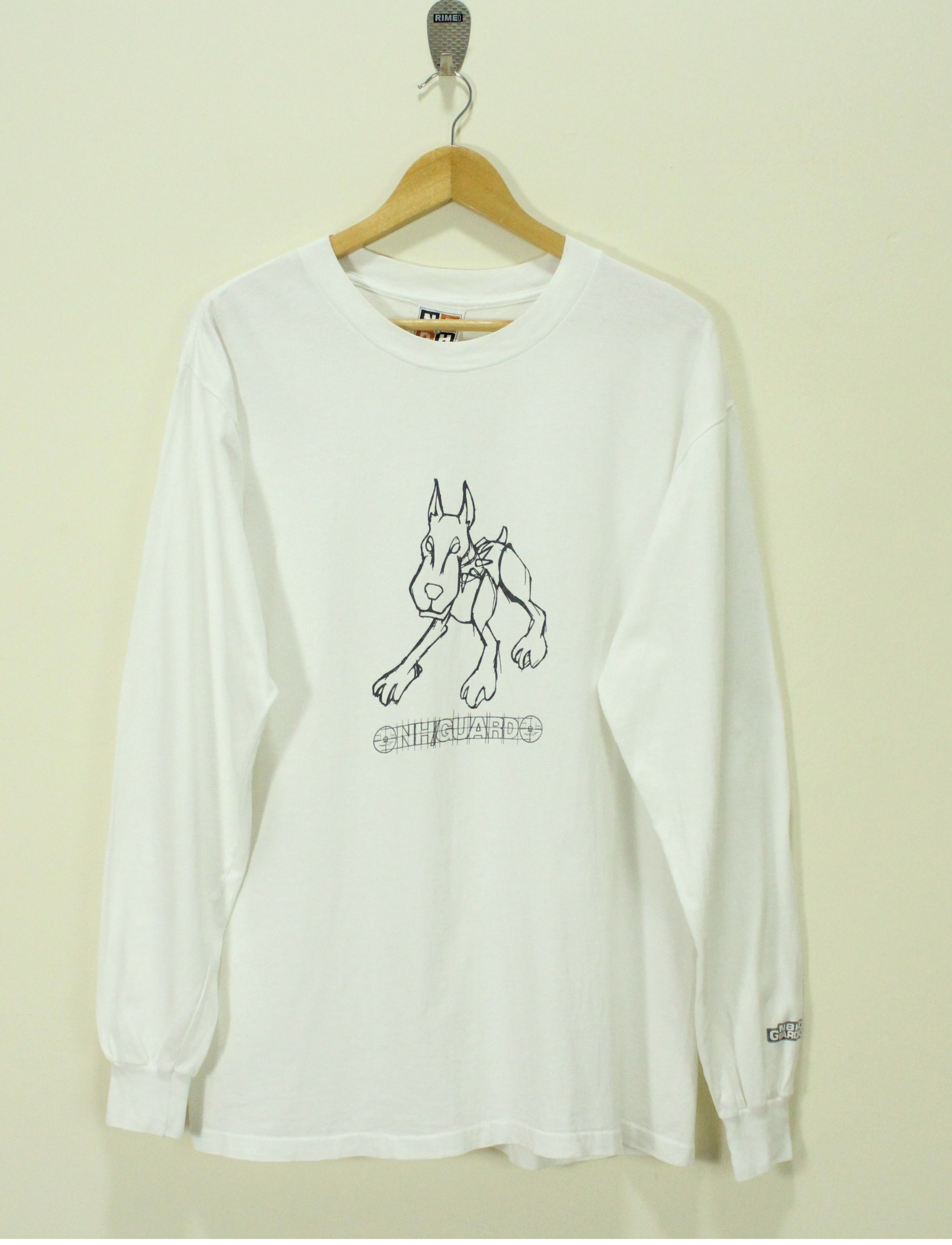 Neighborhood × Vintage Vintage 90s NEIGHBORHOOD T Shirt Sketch Motif Size US L / EU 52-54 / 3 - 2 Thumbnail