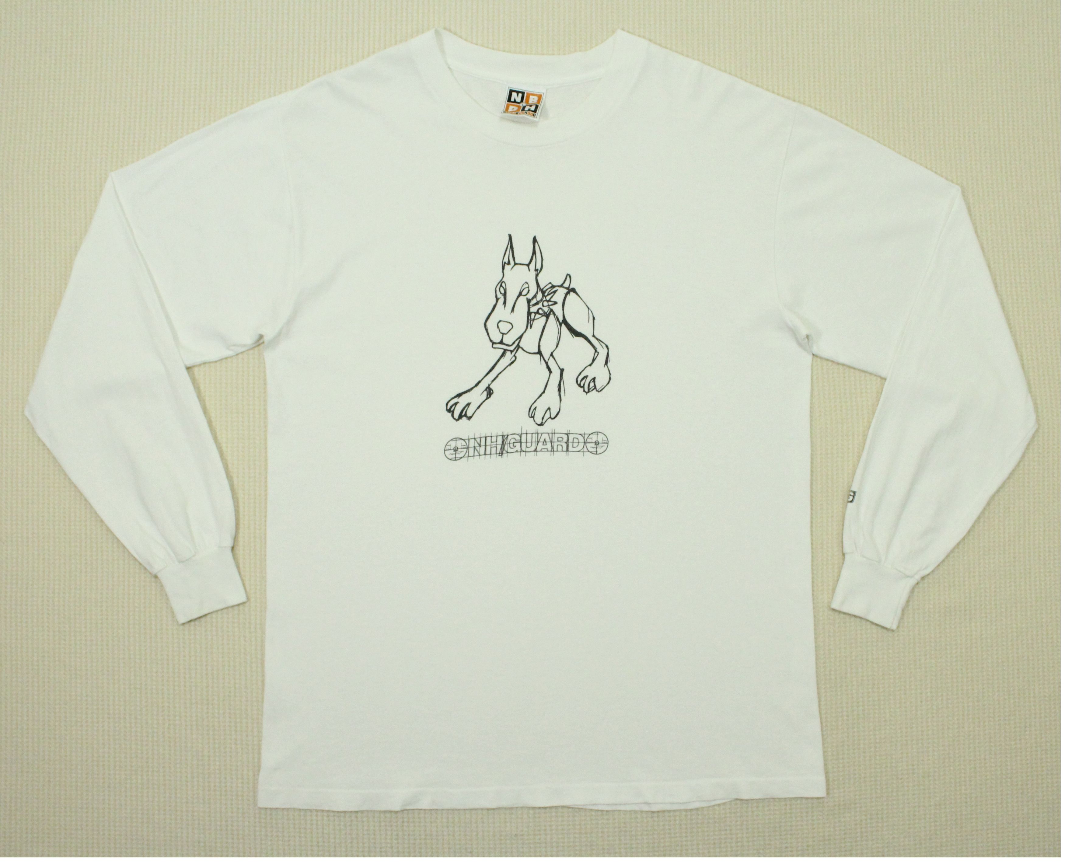 Neighborhood × Vintage Vintage 90s NEIGHBORHOOD T Shirt Sketch Motif Size US L / EU 52-54 / 3 - 4 Thumbnail