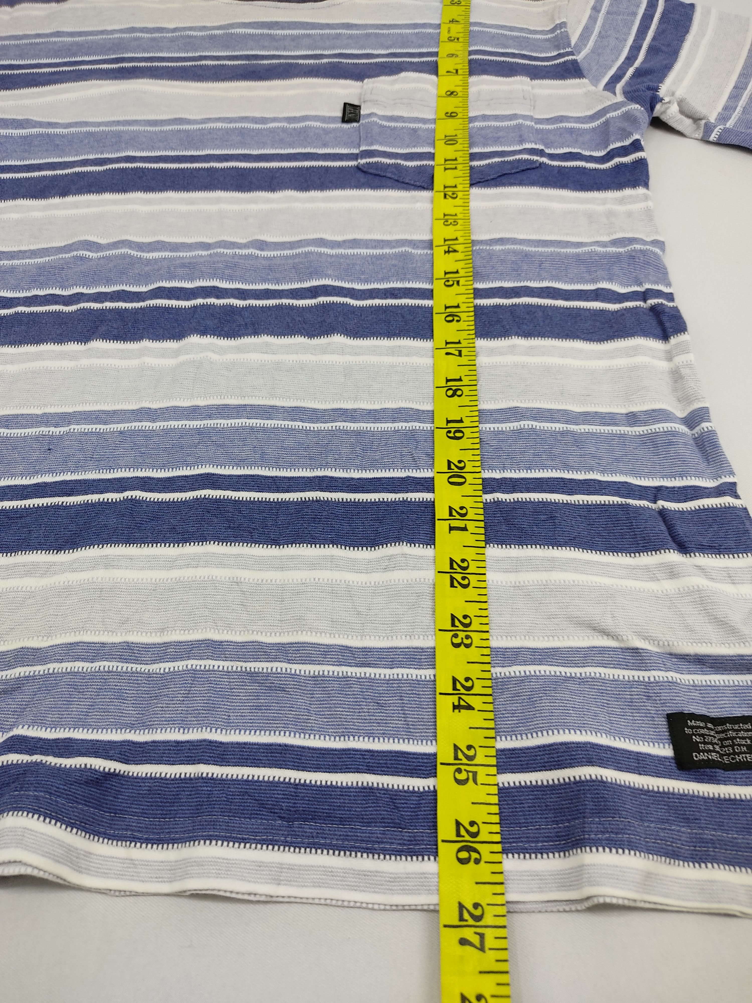 Daniel Hechter Daniel Hechter Striped Tee Pocket T-shirt Hang Ten Style Size US M / EU 48-50 / 2 - 9 Thumbnail