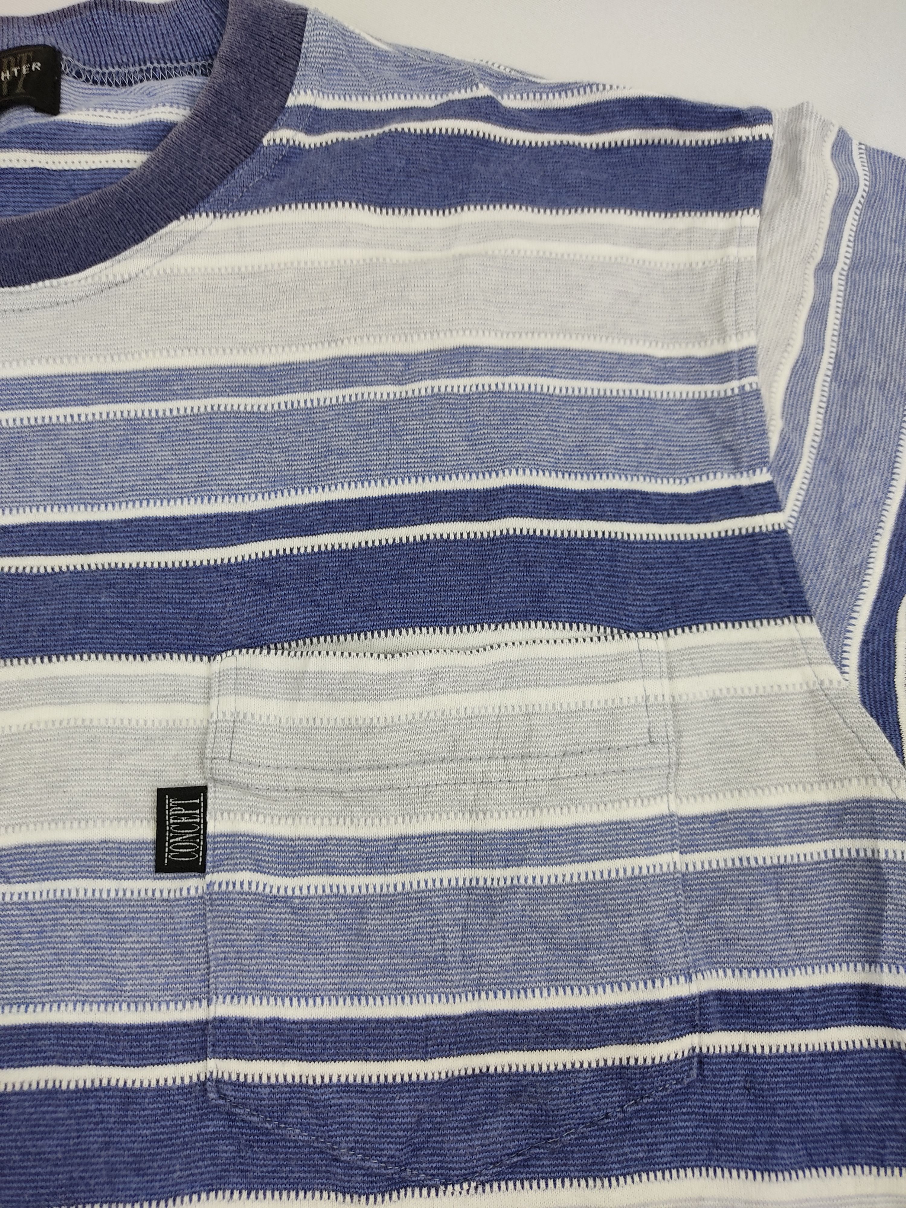 Daniel Hechter Daniel Hechter Striped Tee Pocket T-shirt Hang Ten Style Size US M / EU 48-50 / 2 - 4 Thumbnail