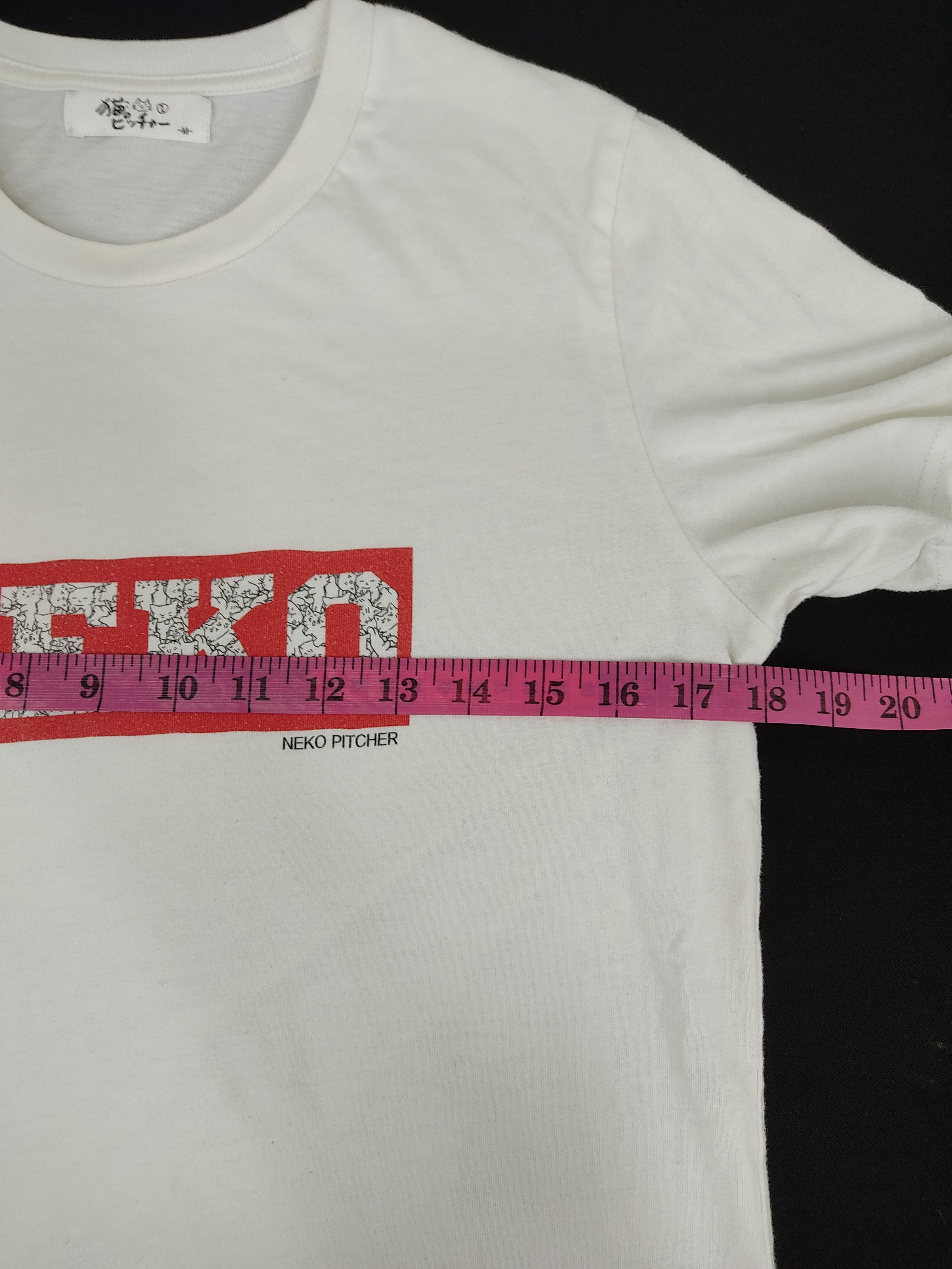 Japanese Brand Neko Pitcher Box Logo Spell Out Print Tee Size US S / EU 44-46 / 1 - 4 Thumbnail