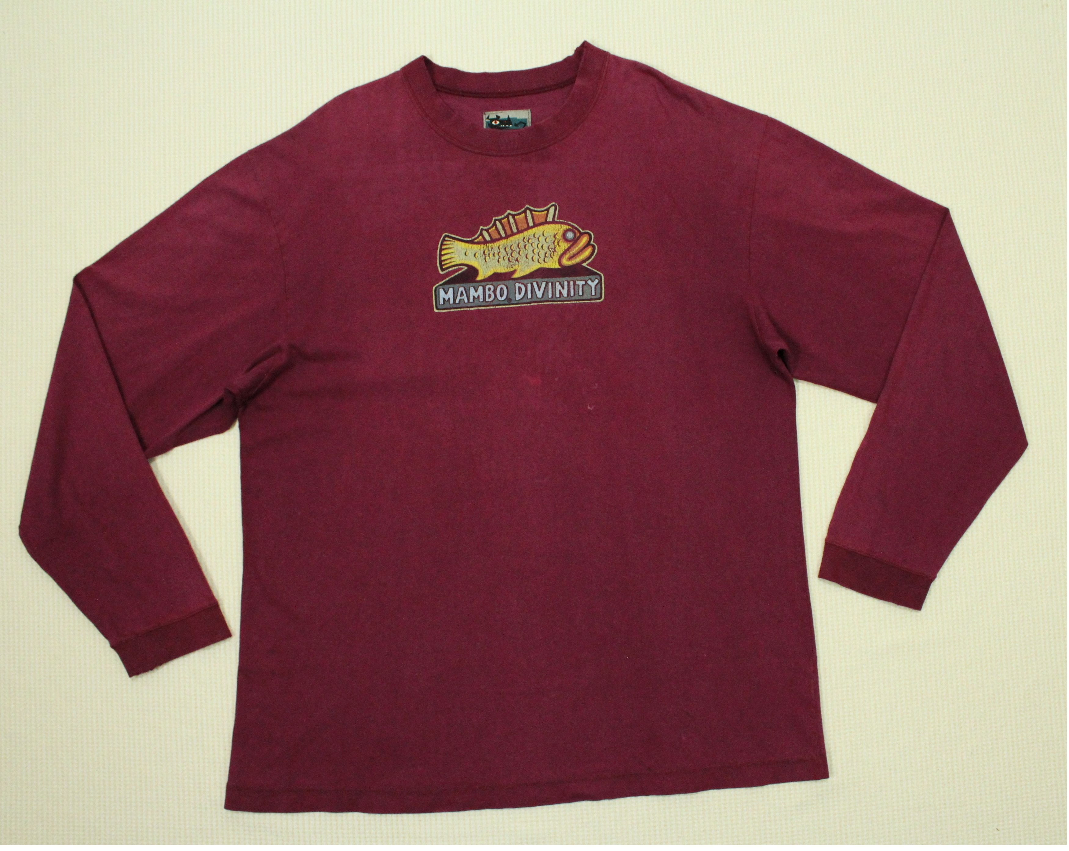Mambo × Stussy × Vintage Vintage 90s MAMBO T Shirt Mambo THEOLOGY Distressed Size US M / EU 48-50 / 2 - 4 Thumbnail