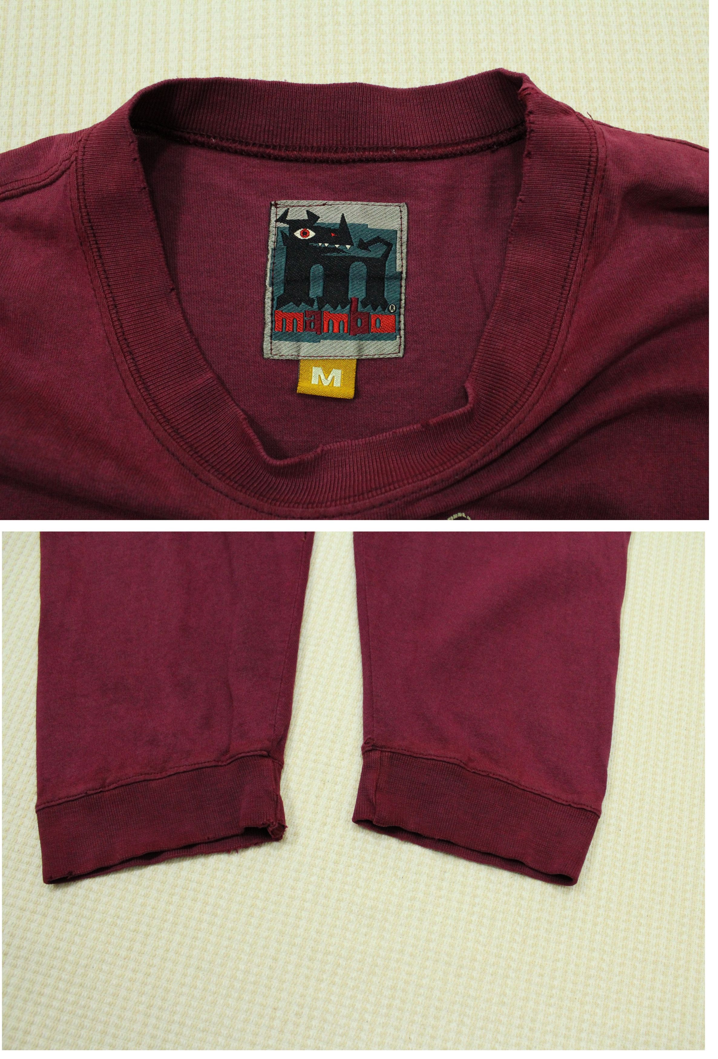 Mambo × Stussy × Vintage Vintage 90s MAMBO T Shirt Mambo THEOLOGY Distressed Size US M / EU 48-50 / 2 - 6 Thumbnail
