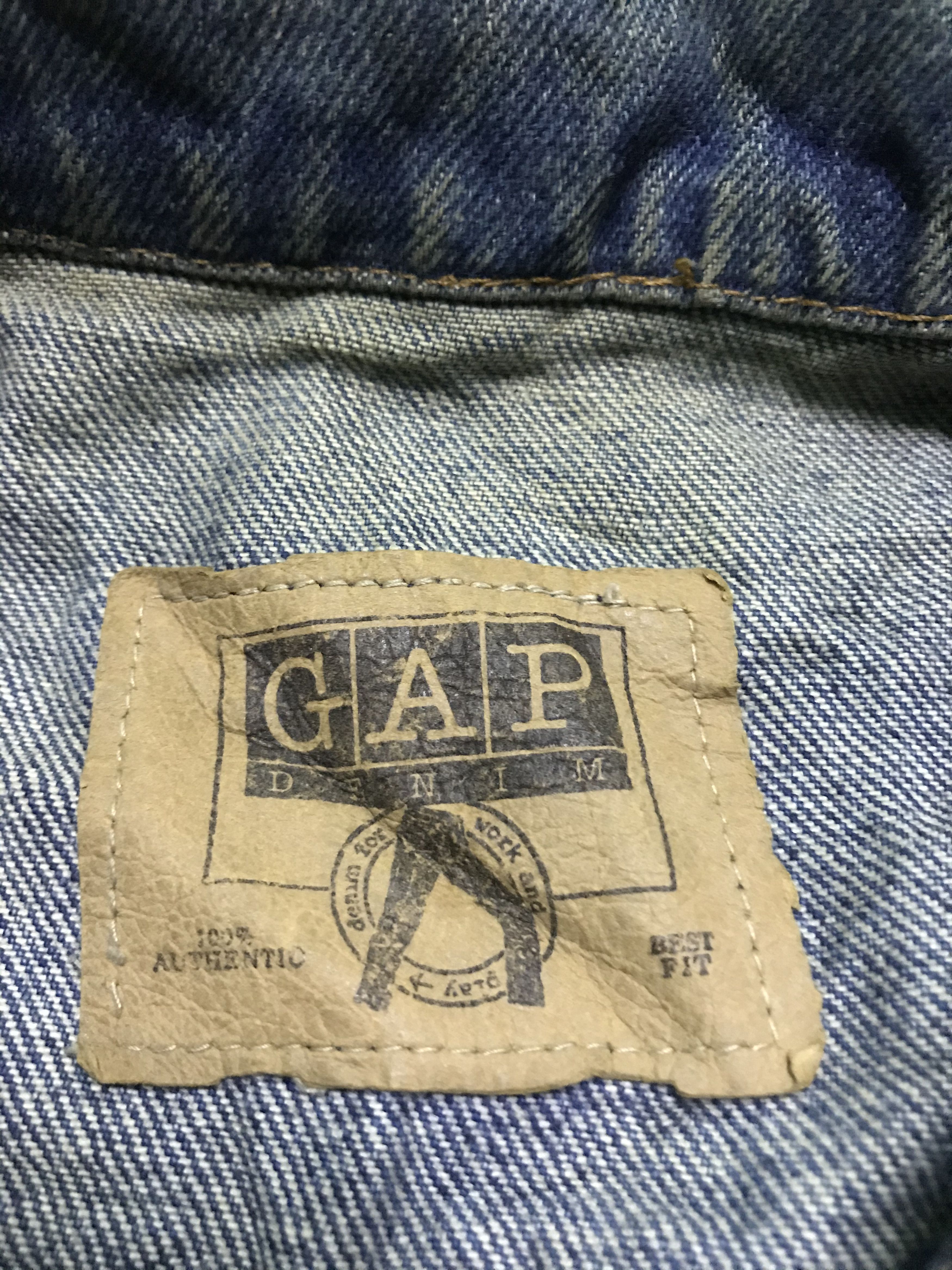 Gap GAP trucker blue denim jacket Size US M / EU 48-50 / 2 - 2 Thumbnail