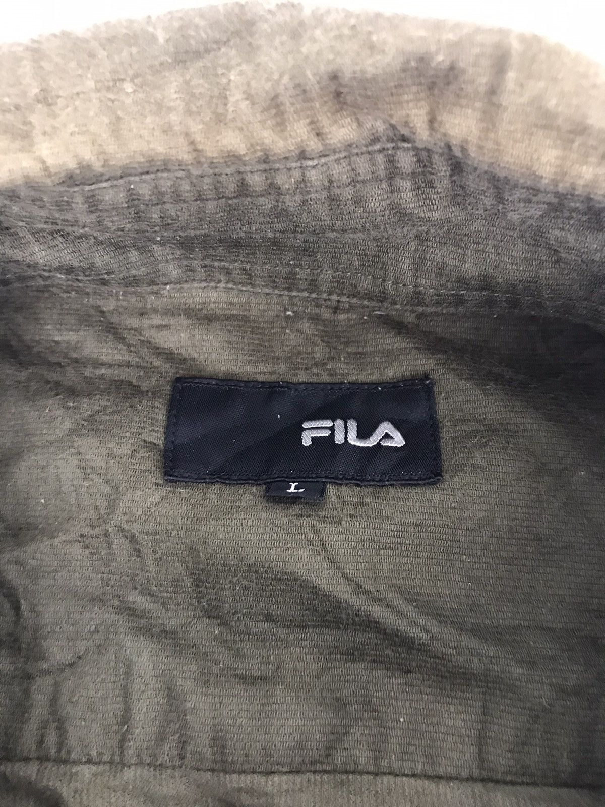 Fila Fila Button Down Shirt Embroidery Single Pocket Style Size US L / EU 52-54 / 3 - 5 Thumbnail