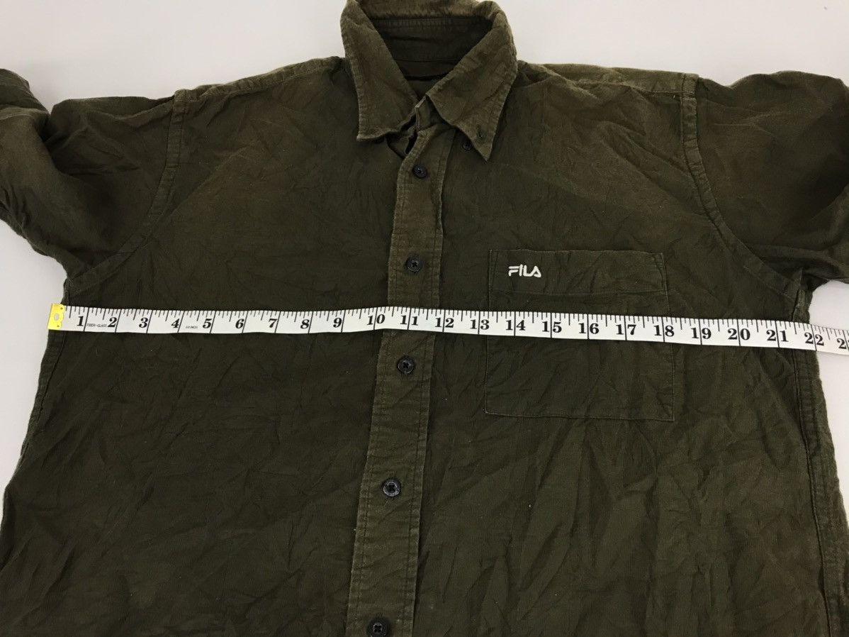 Fila Fila Button Down Shirt Embroidery Single Pocket Style Size US L / EU 52-54 / 3 - 8 Thumbnail