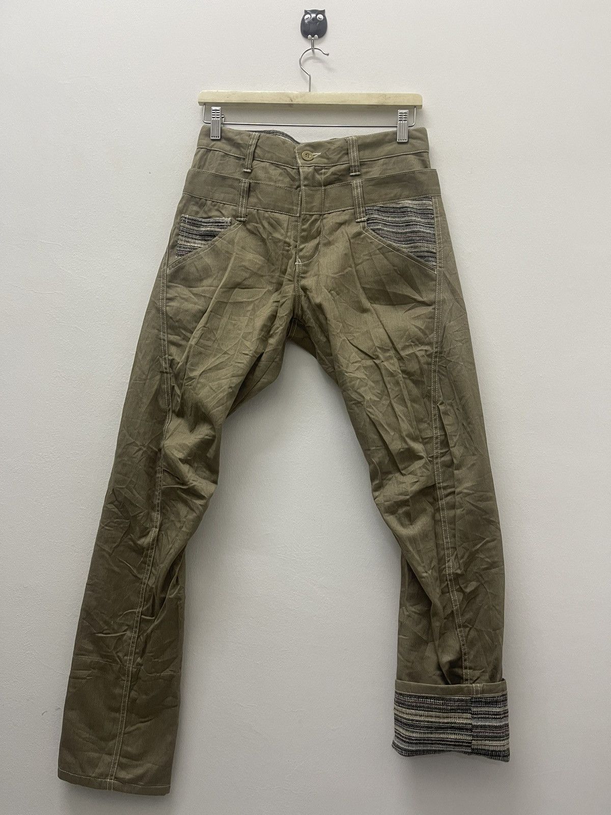 Seditionaries Rare Vintage FULL GLOW Double Waist Pant Size US 29 - 5 Thumbnail