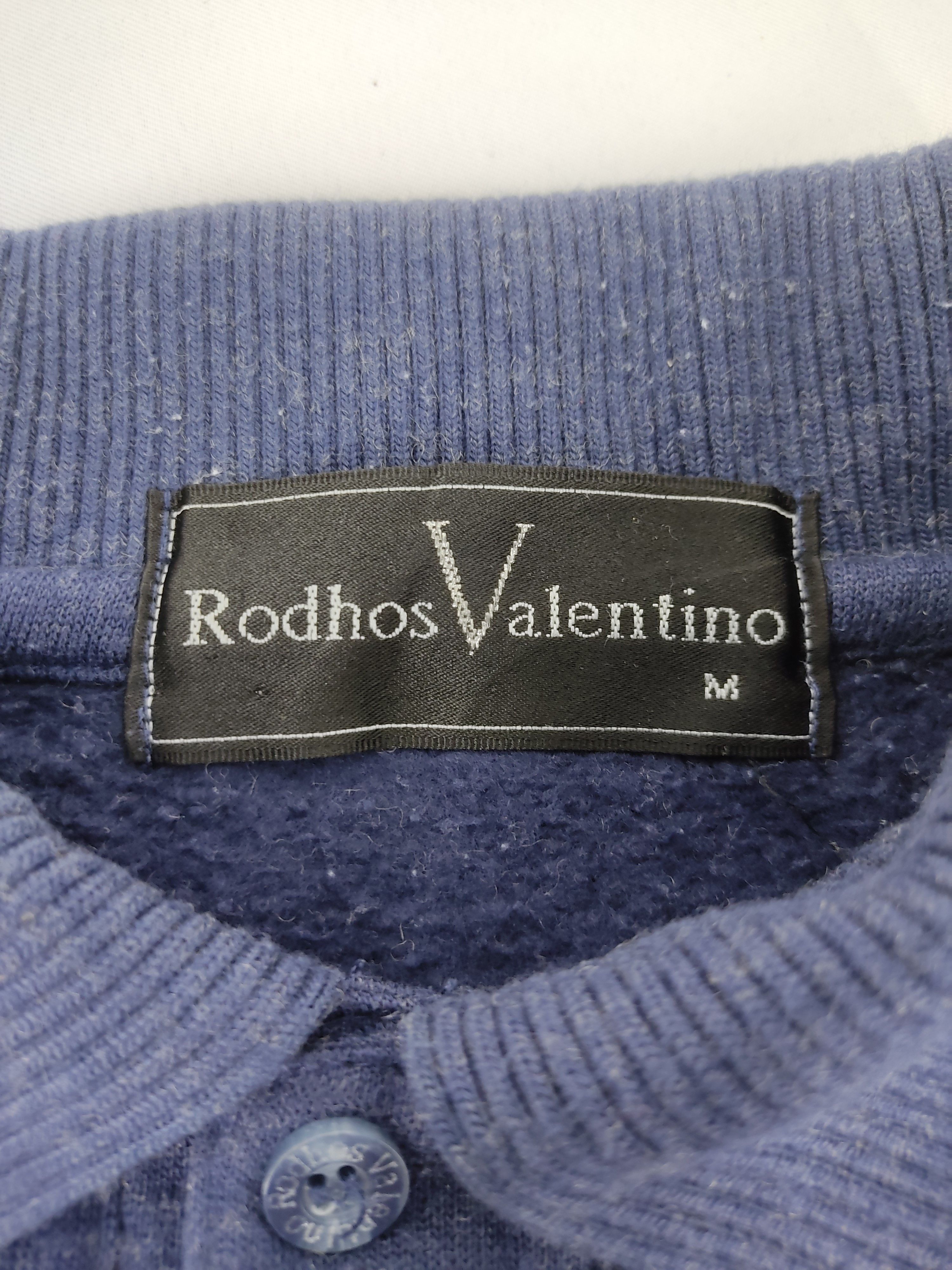 Designer Vintage Rodhos Valentino Sweatshirt Pull Over Style Design Size US M / EU 48-50 / 2 - 3 Thumbnail
