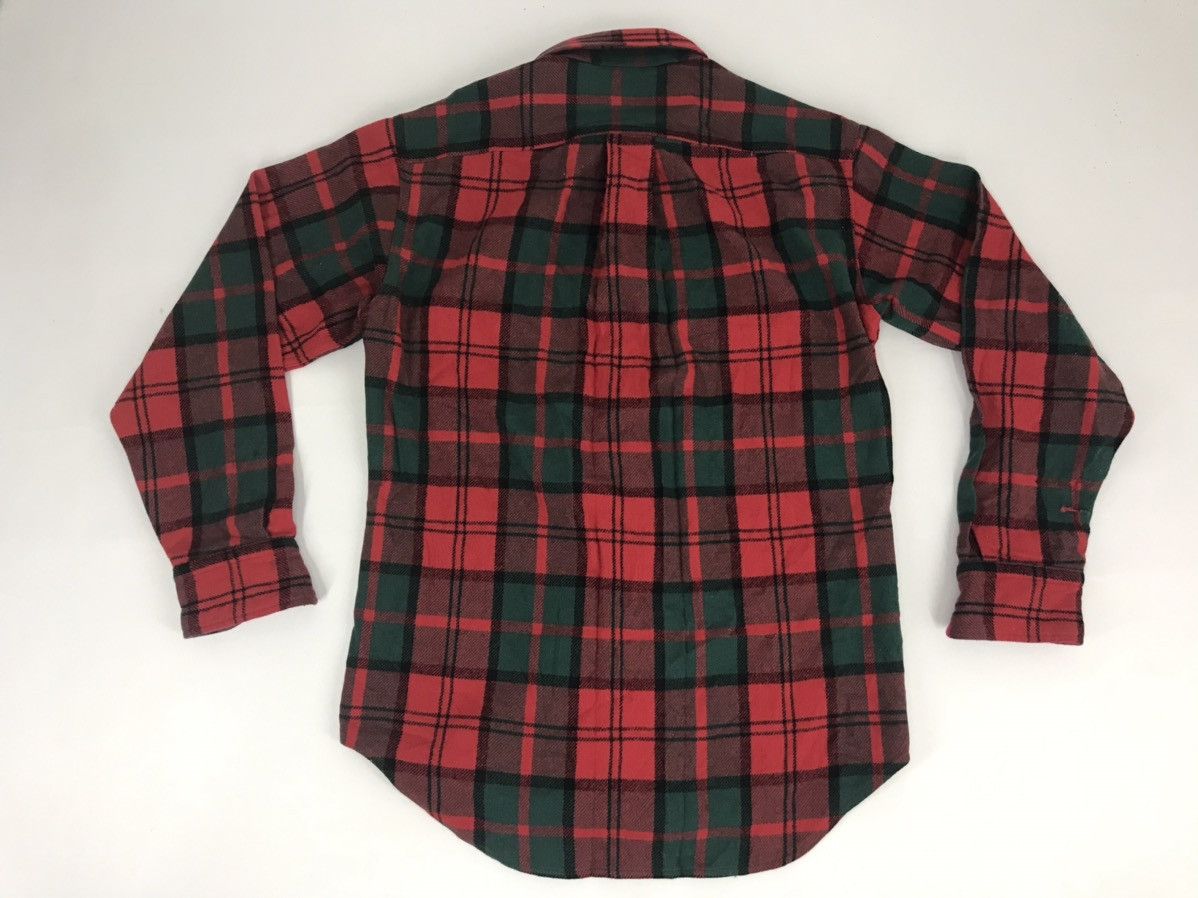 Flannel Fox Fire Plaid Checked Wear Double Pockets Classic Style Size US S / EU 44-46 / 1 - 5 Thumbnail