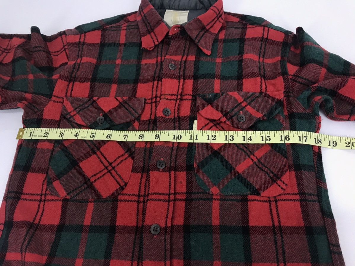 Flannel Fox Fire Plaid Checked Wear Double Pockets Classic Style Size US S / EU 44-46 / 1 - 9 Thumbnail
