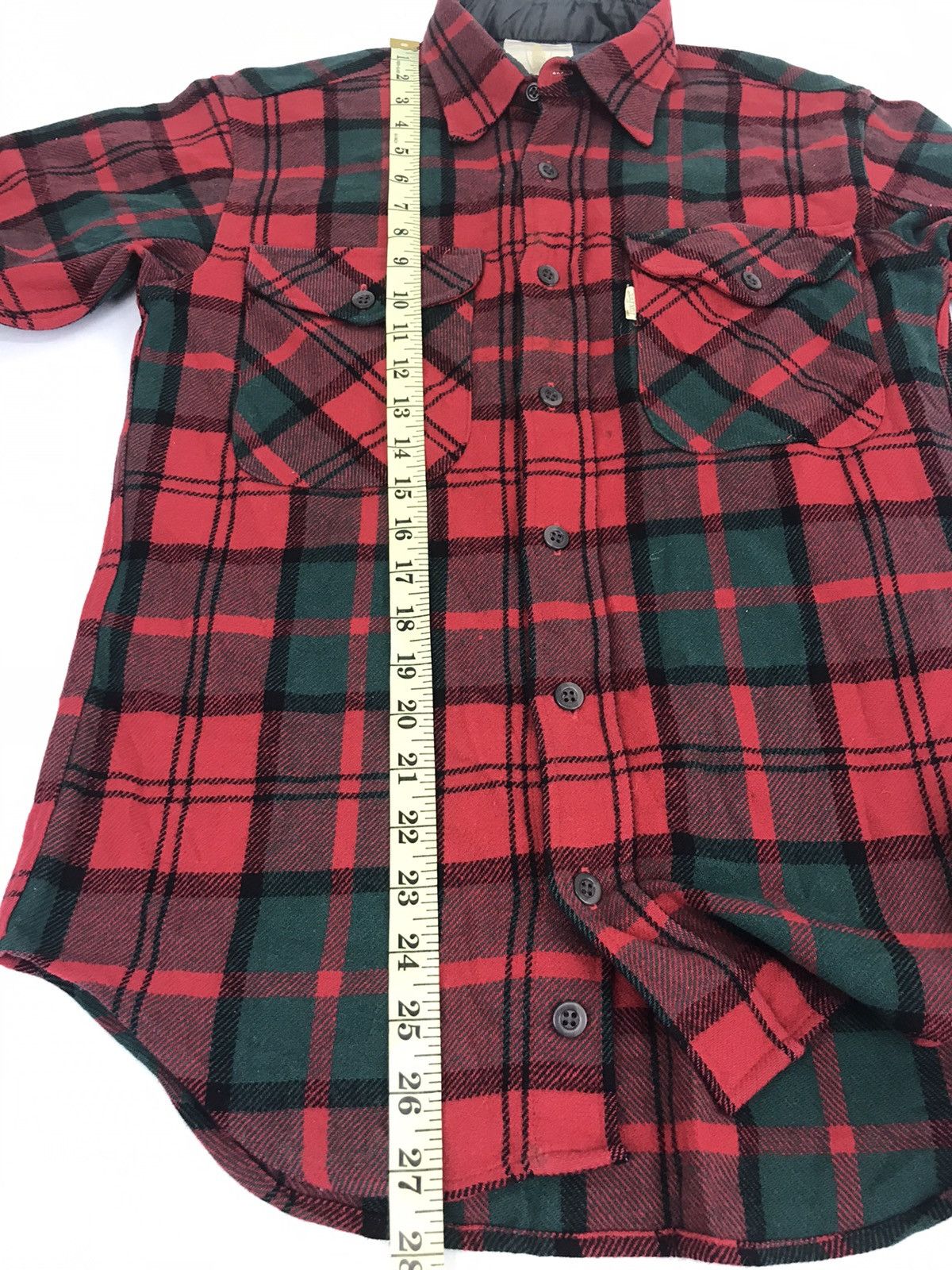 Flannel Fox Fire Plaid Checked Wear Double Pockets Classic Style Size US S / EU 44-46 / 1 - 10 Thumbnail