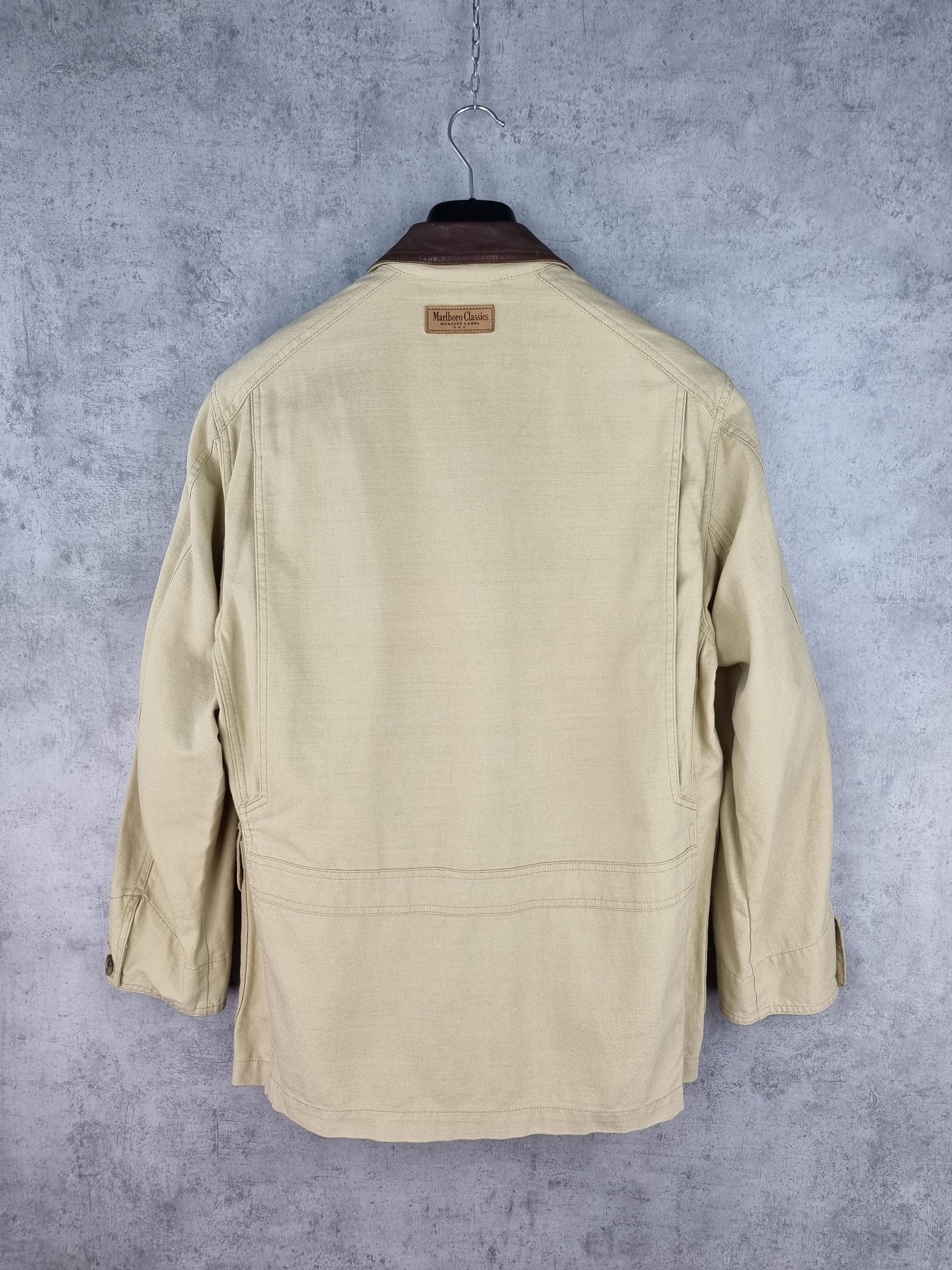 Marlboro Rare 90s Marlboro Classics Leather collar Chore Jacket Size US M / EU 48-50 / 2 - 16 Thumbnail