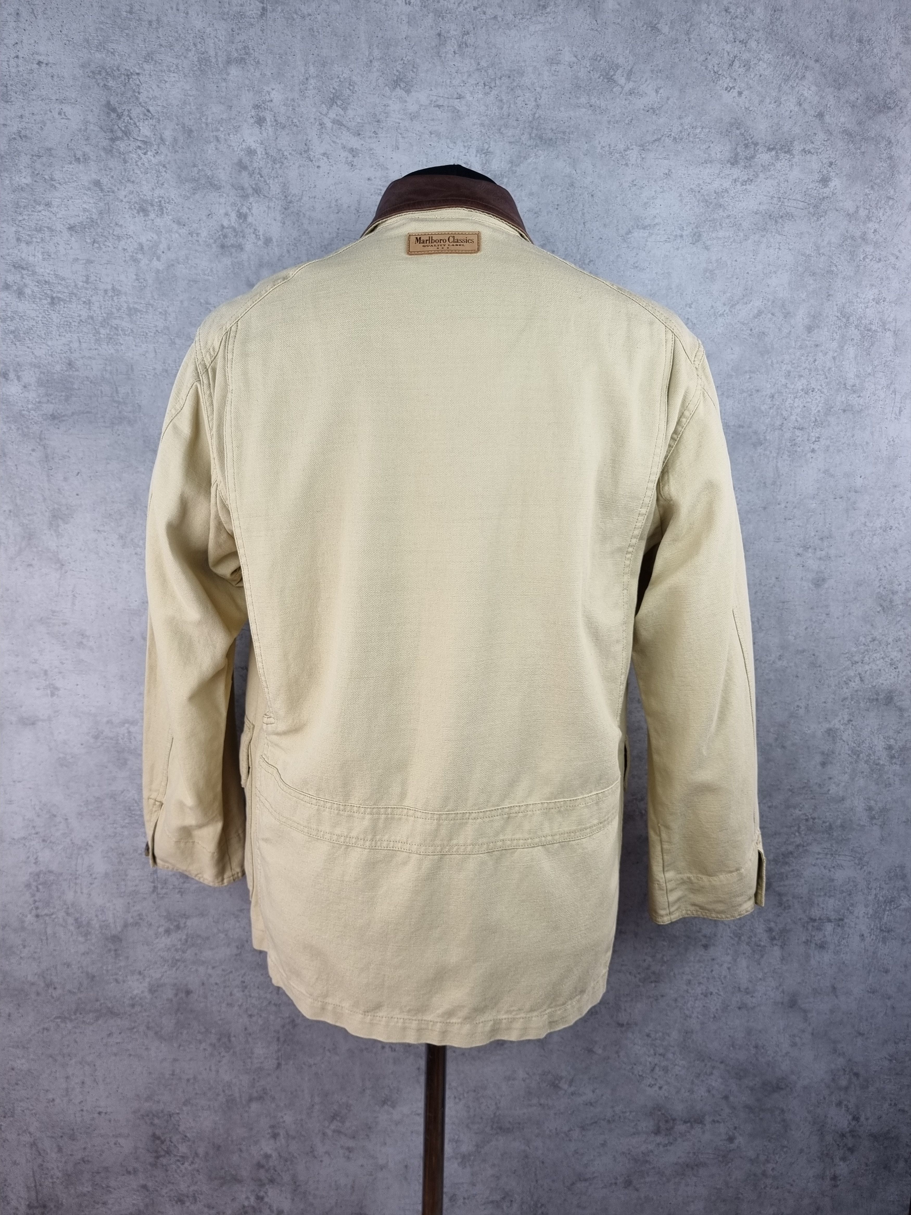 Marlboro Rare 90s Marlboro Classics Leather collar Chore Jacket Size US M / EU 48-50 / 2 - 5 Thumbnail