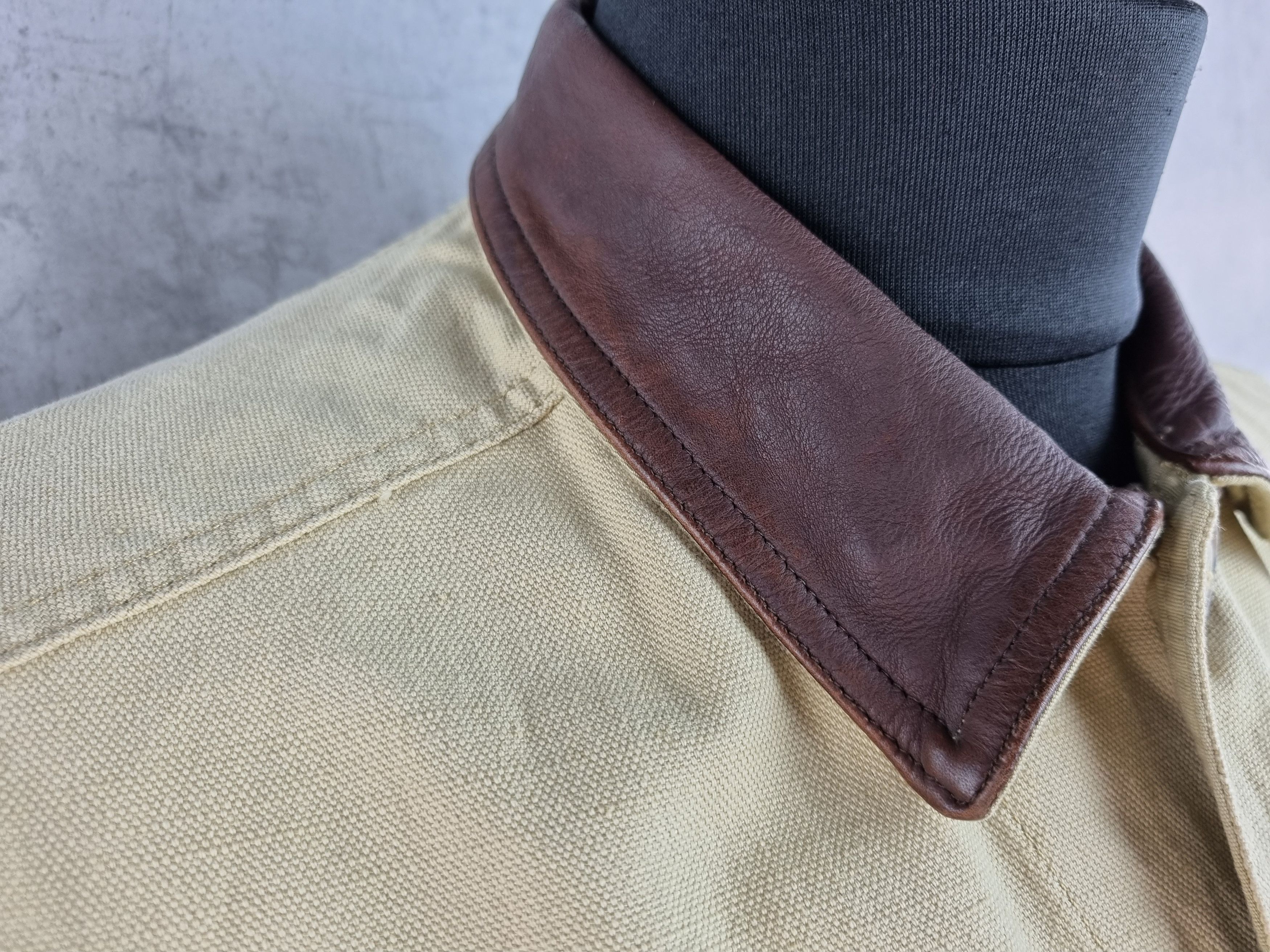 Marlboro Rare 90s Marlboro Classics Leather collar Chore Jacket Size US M / EU 48-50 / 2 - 6 Thumbnail
