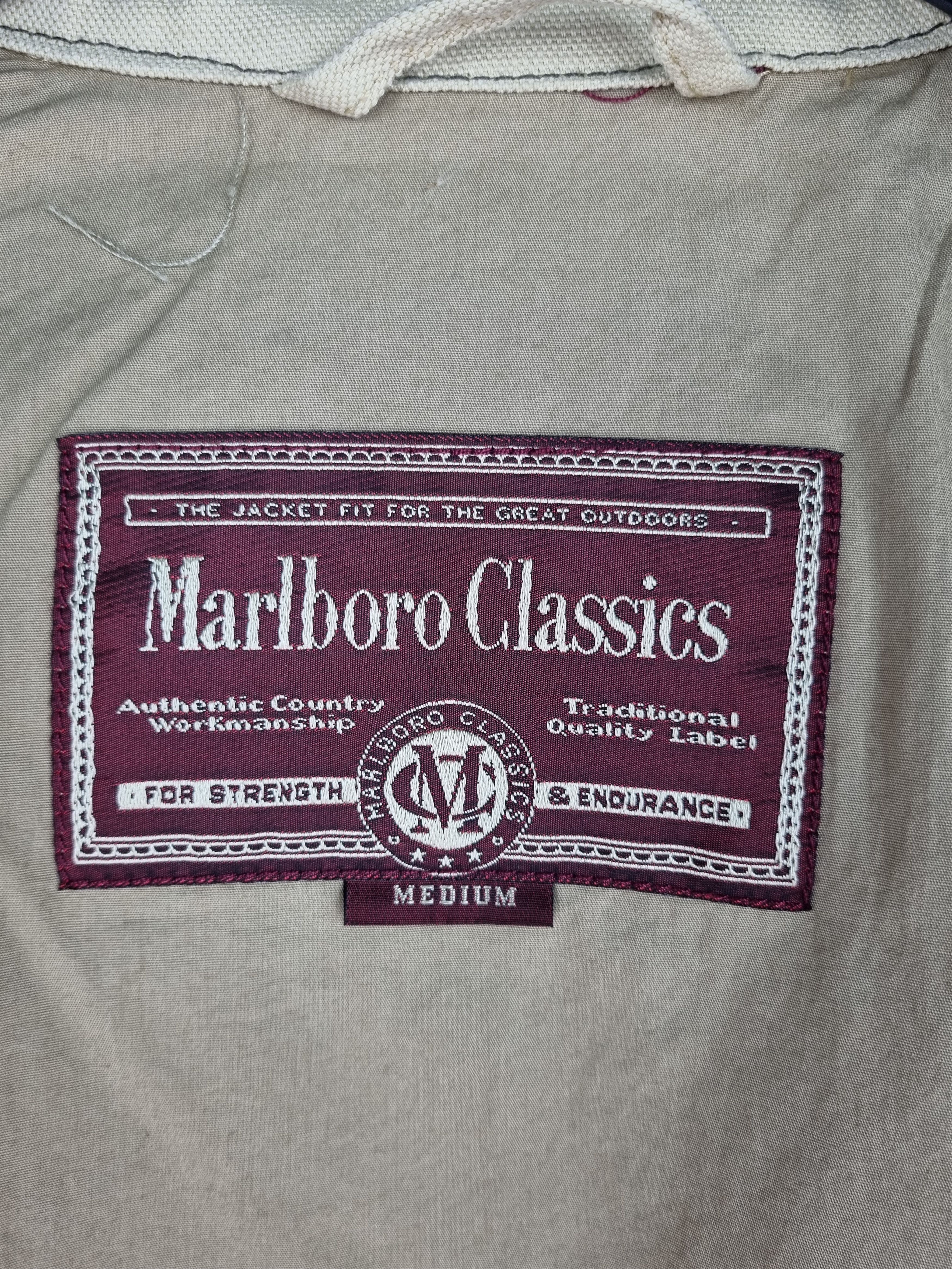 Marlboro Rare 90s Marlboro Classics Leather collar Chore Jacket Size US M / EU 48-50 / 2 - 9 Thumbnail