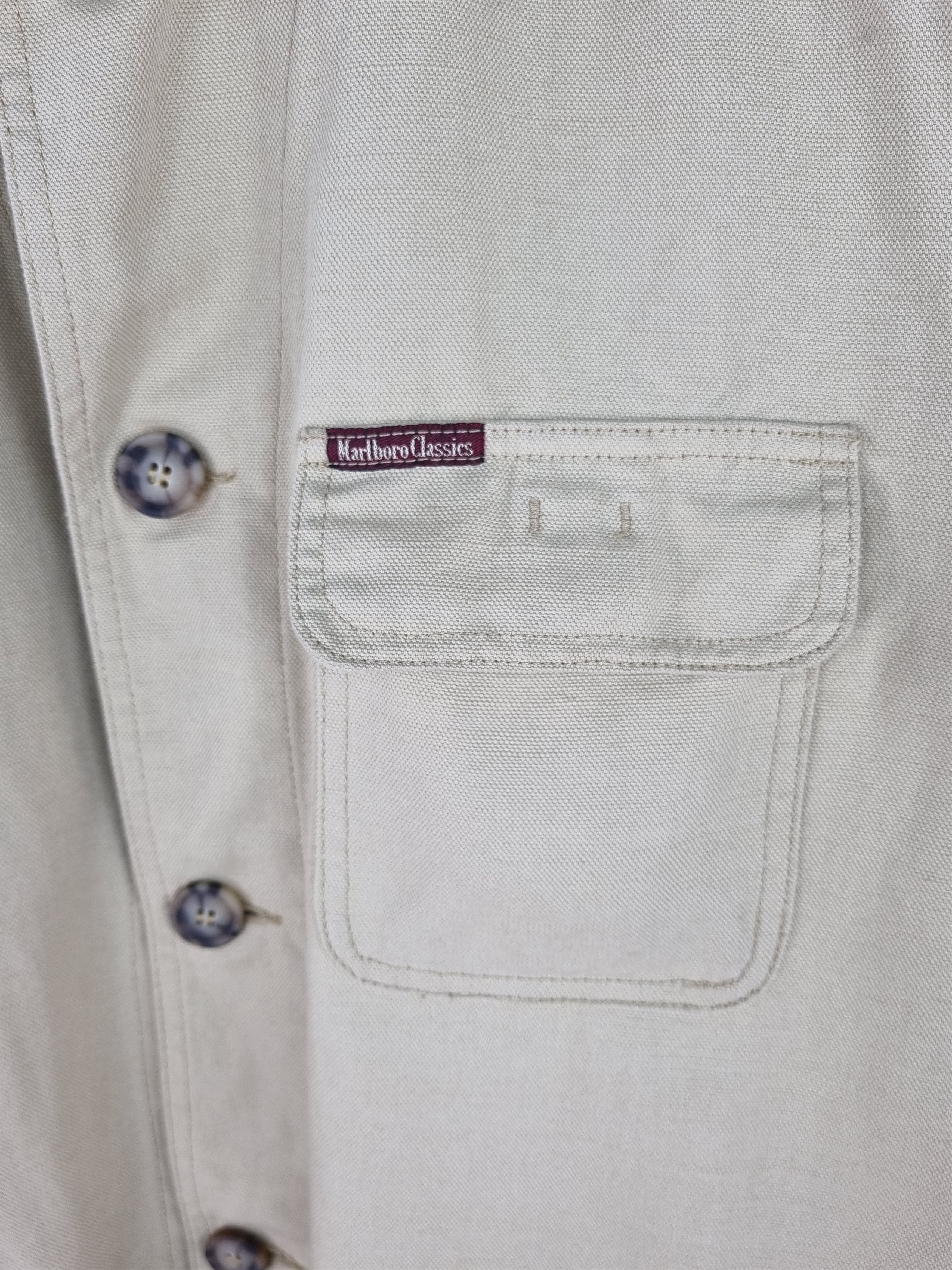Marlboro Rare 90s Marlboro Classics Leather collar Chore Jacket Size US M / EU 48-50 / 2 - 14 Thumbnail
