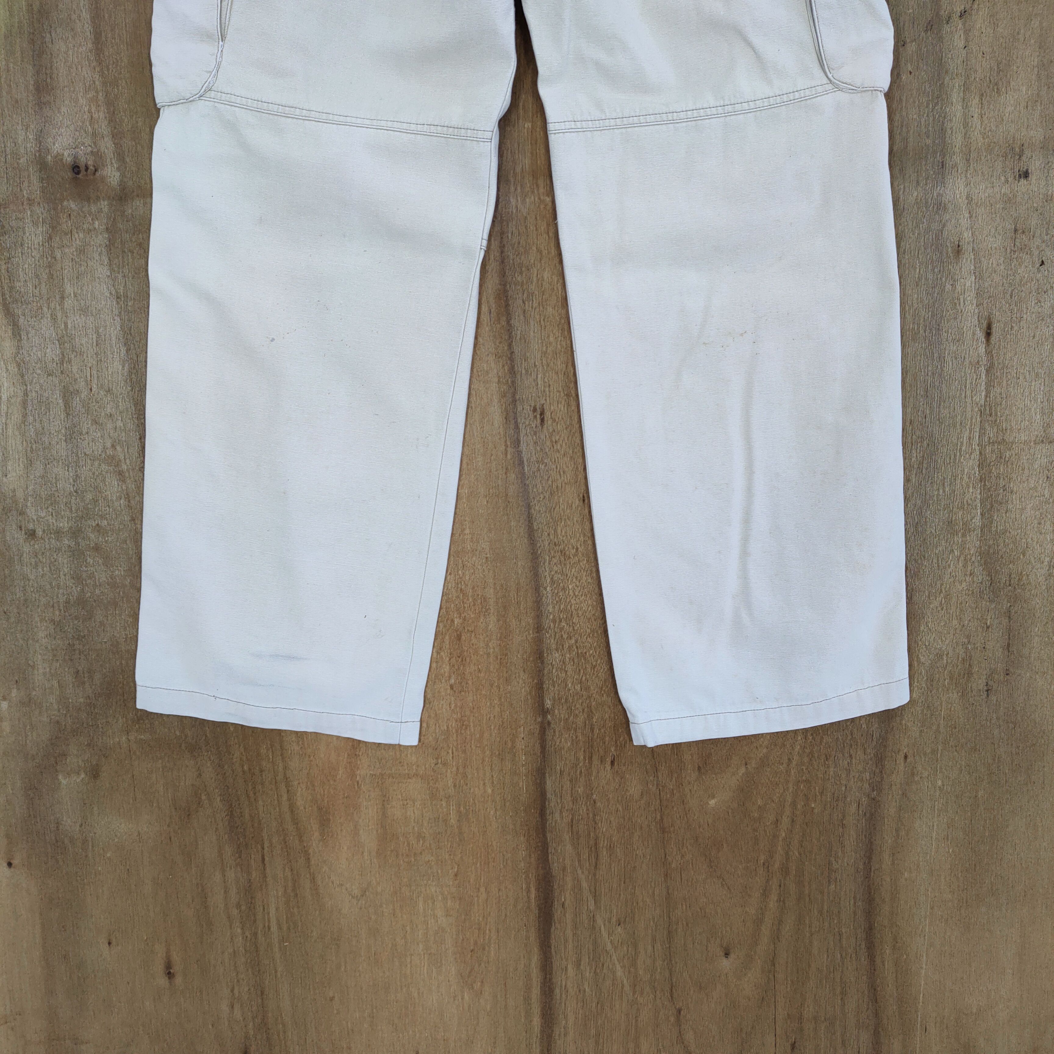 Stussy STUSSY WHITE YELLOW FADED CARGO PANTS Size US 32 / EU 48 - 9 Thumbnail