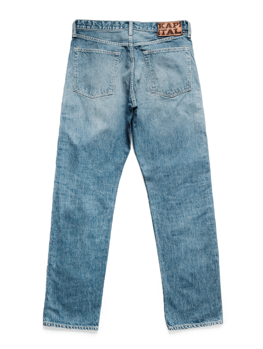 Kapital × Kapital Kountry 14oz Denim 5P Monkey CISCO (studs) Size US 30 / EU 46 - 3 Thumbnail