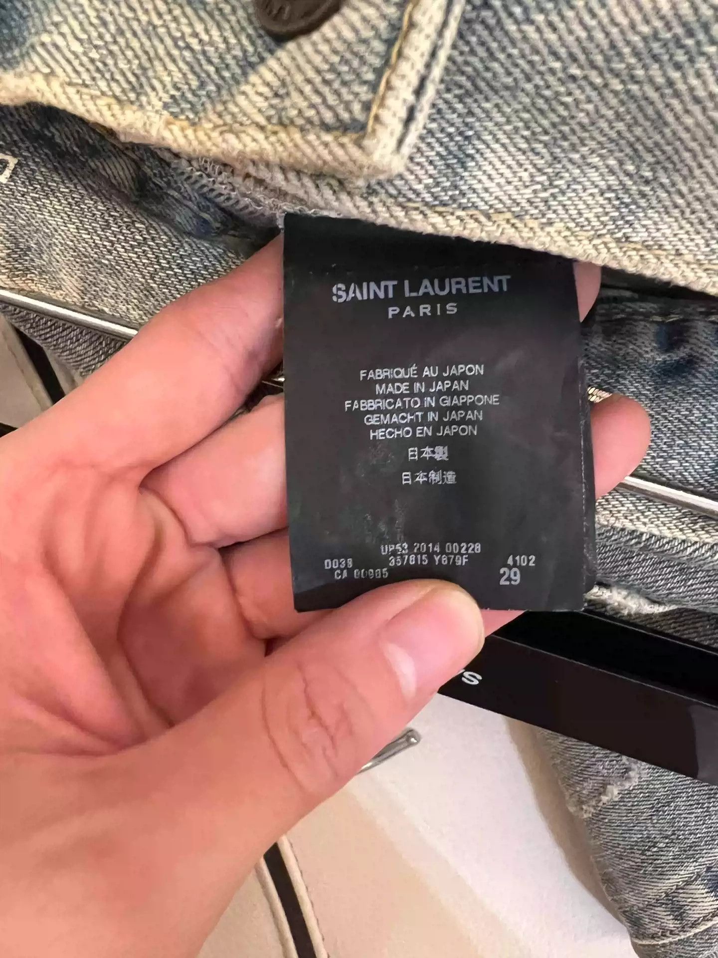 Saint Laurent Paris Saint Laurent Great Destruction Jeans Size US 32 / EU 48 - 3 Thumbnail