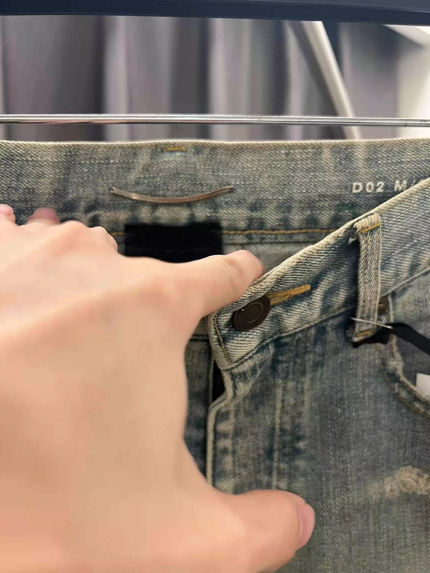 Saint Laurent Paris Saint Laurent Great Destruction Jeans Size US 32 / EU 48 - 2 Thumbnail