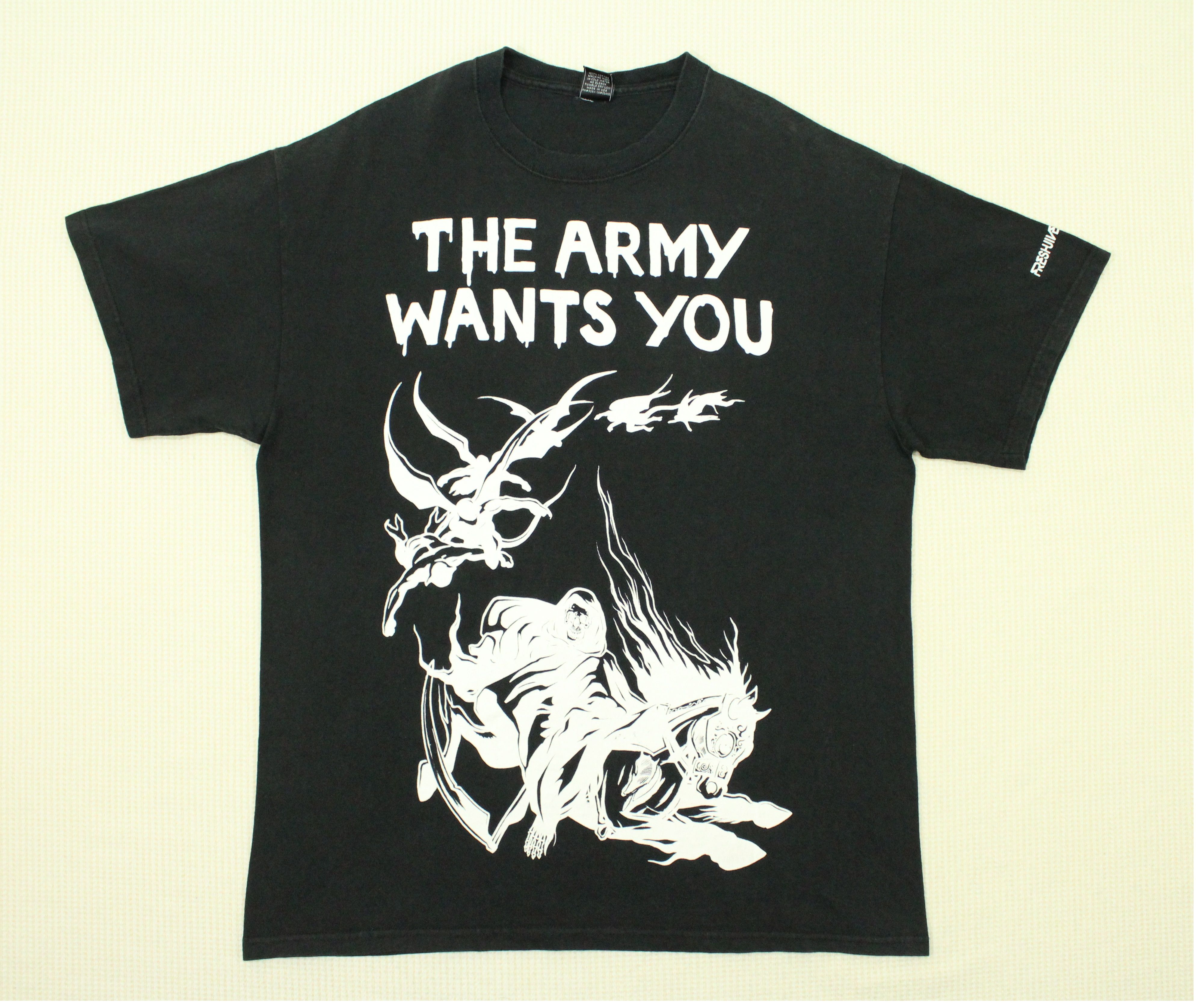 Expert Horror × Freshjive × Vintage Vintage FRESHJIVE T Shirt Evil Riding Horse Size US L / EU 52-54 / 3 - 3 Thumbnail