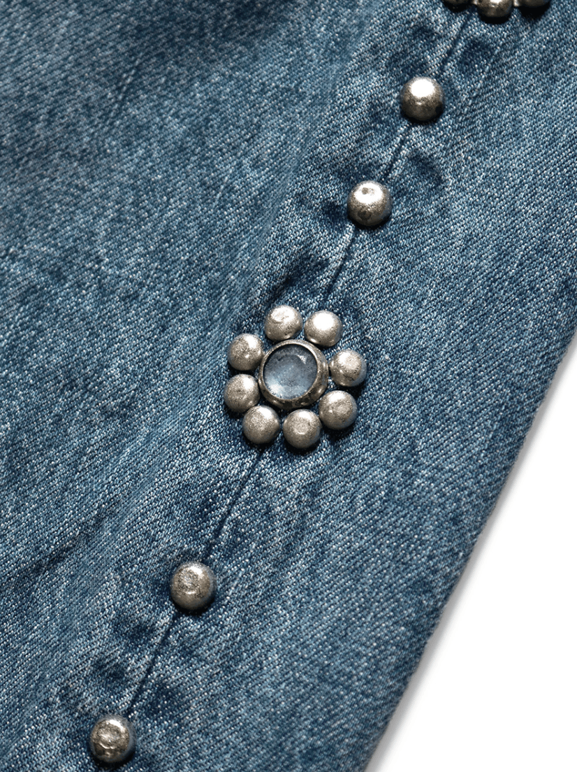 Kapital × Kapital Kountry 14oz Denim 5P Monkey CISCO (studs) Size US 32 / EU 48 - 7 Thumbnail