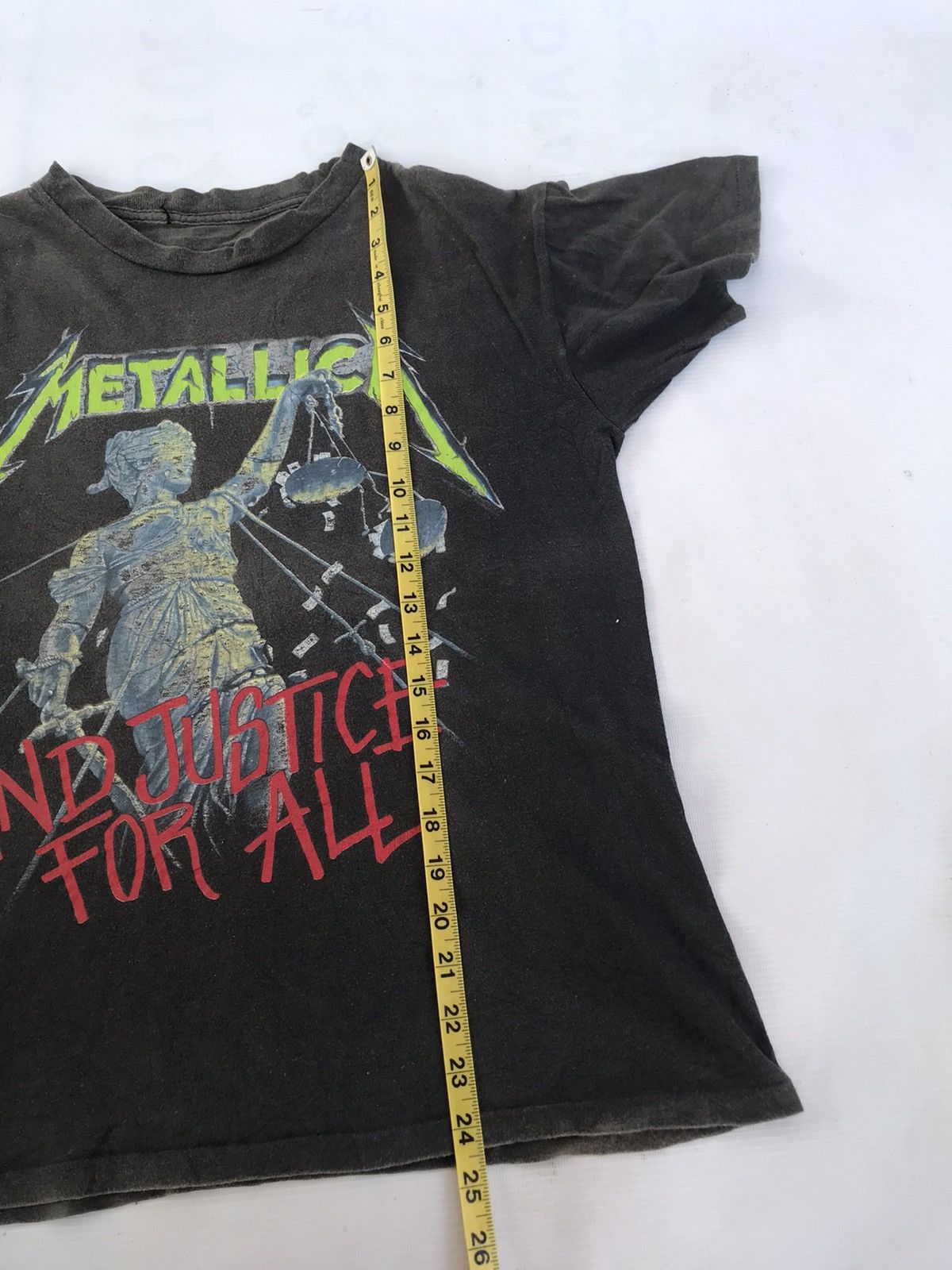 Band Tees × Metallica × Vintage Vintage 80s METALLICA And Justice For All pushead design Size US M / EU 48-50 / 2 - 5 Thumbnail