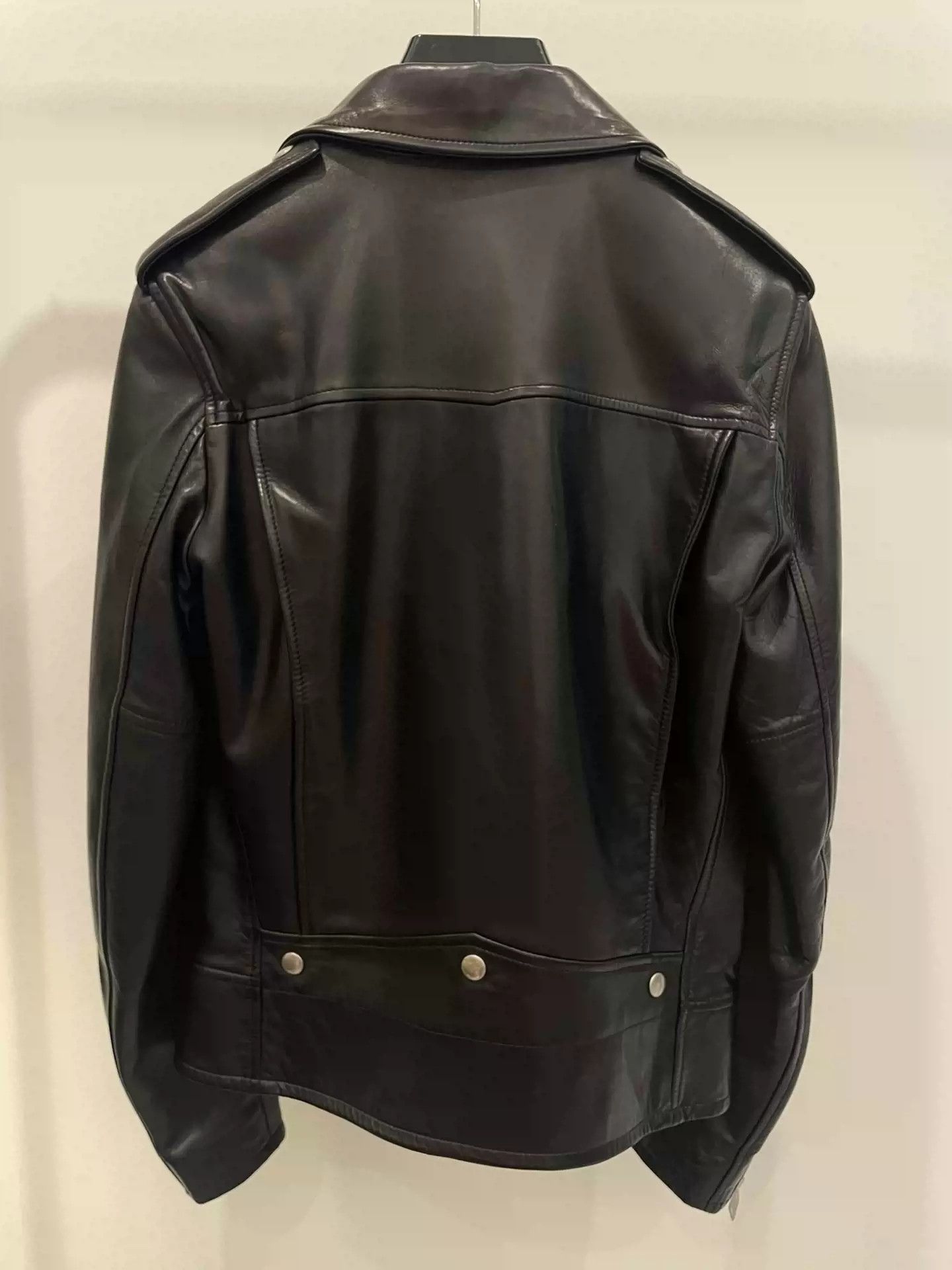 Saint Laurent Paris Saint Laurent Lambskin leather jacket Size US S / EU 44-46 / 1 - 4 Thumbnail