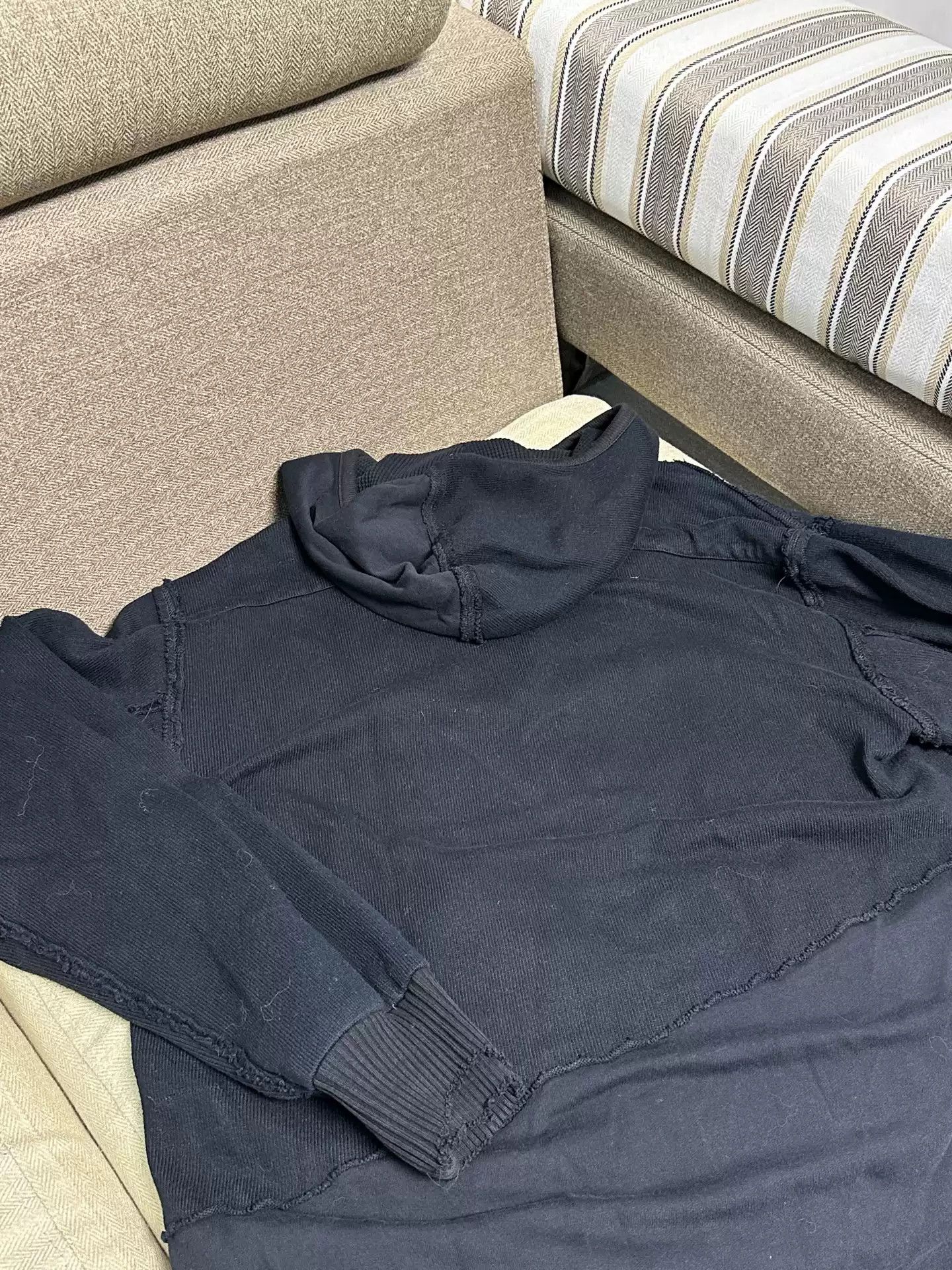 Greg Lauren Greg Lauren Hoodie Size 4 Black Size US XL / EU 56 / 4 - 2 Thumbnail