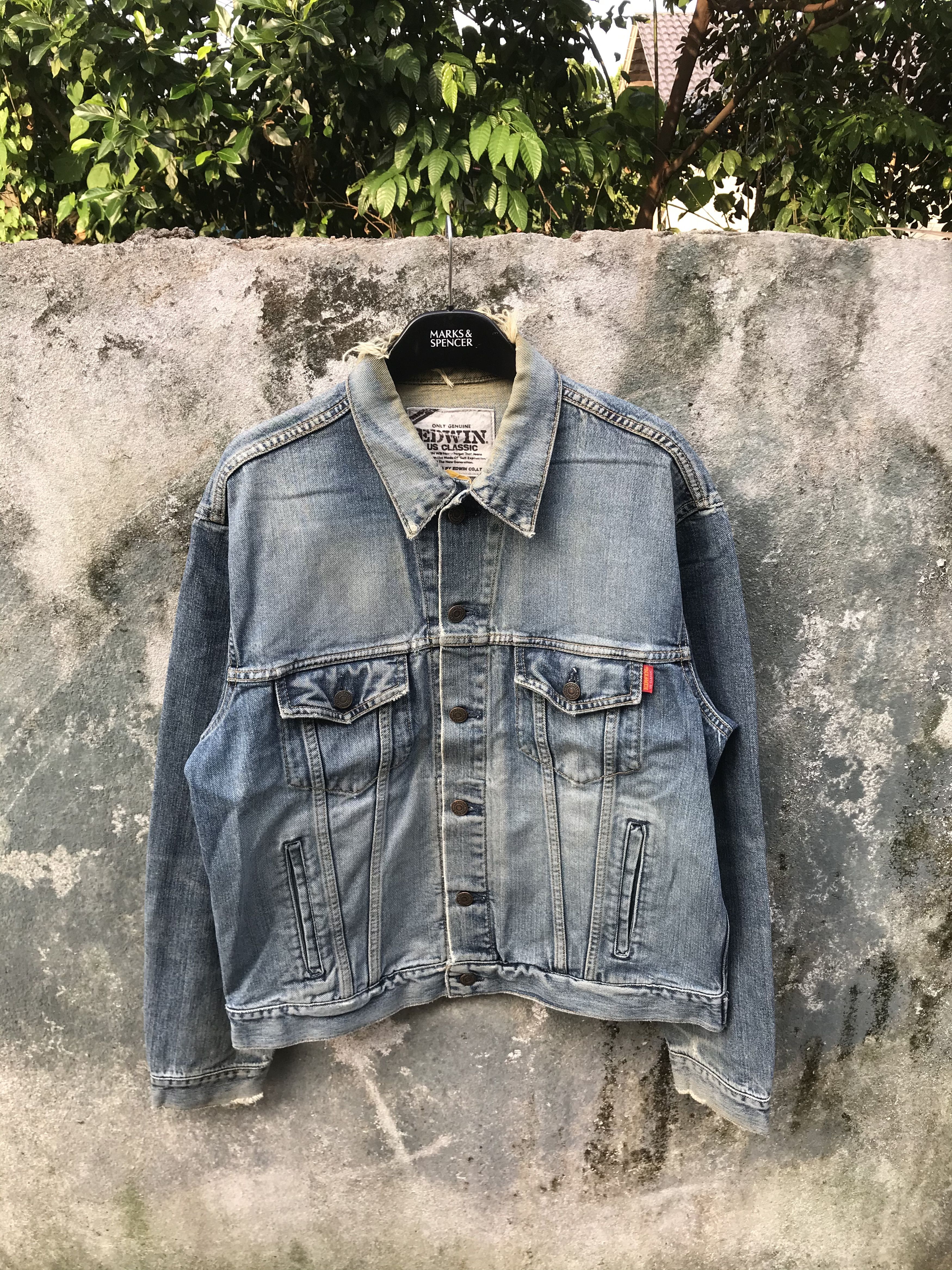 Edwin Vintage edwin trucker denim jacket Size US L / EU 52-54 / 3 - 1 Thumbnail