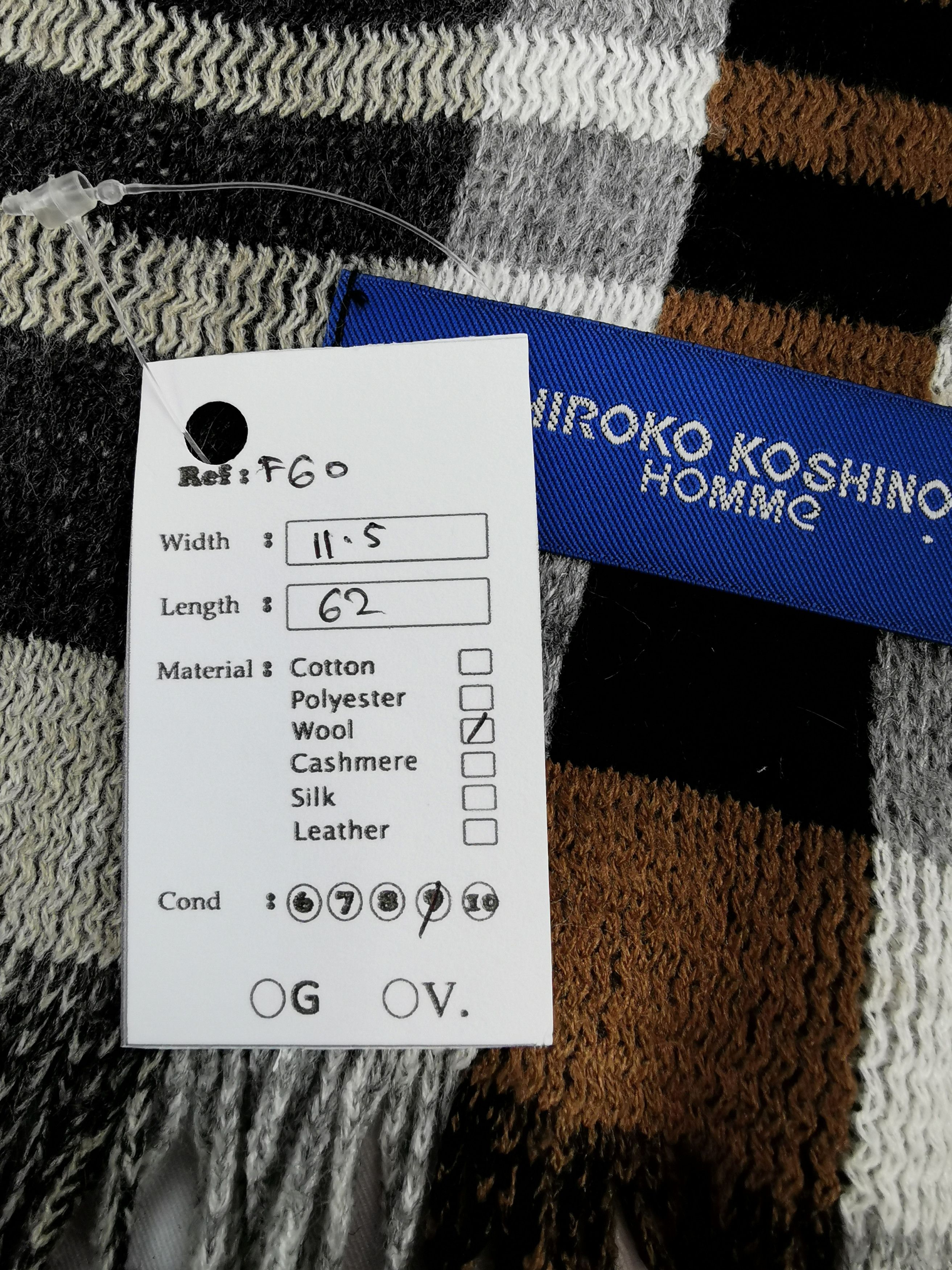 Hiroko Koshino Homme Hiroko koshino Homme scarf muffler Size ONE SIZE - 4 Thumbnail