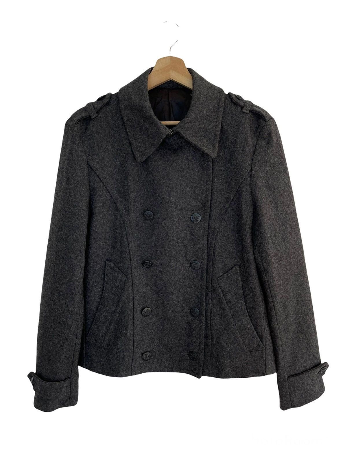 PPFM 90’s PPFM DOUBLE BREAST CROP JACKET Size US M / EU 48-50 / 2 - 2 Thumbnail