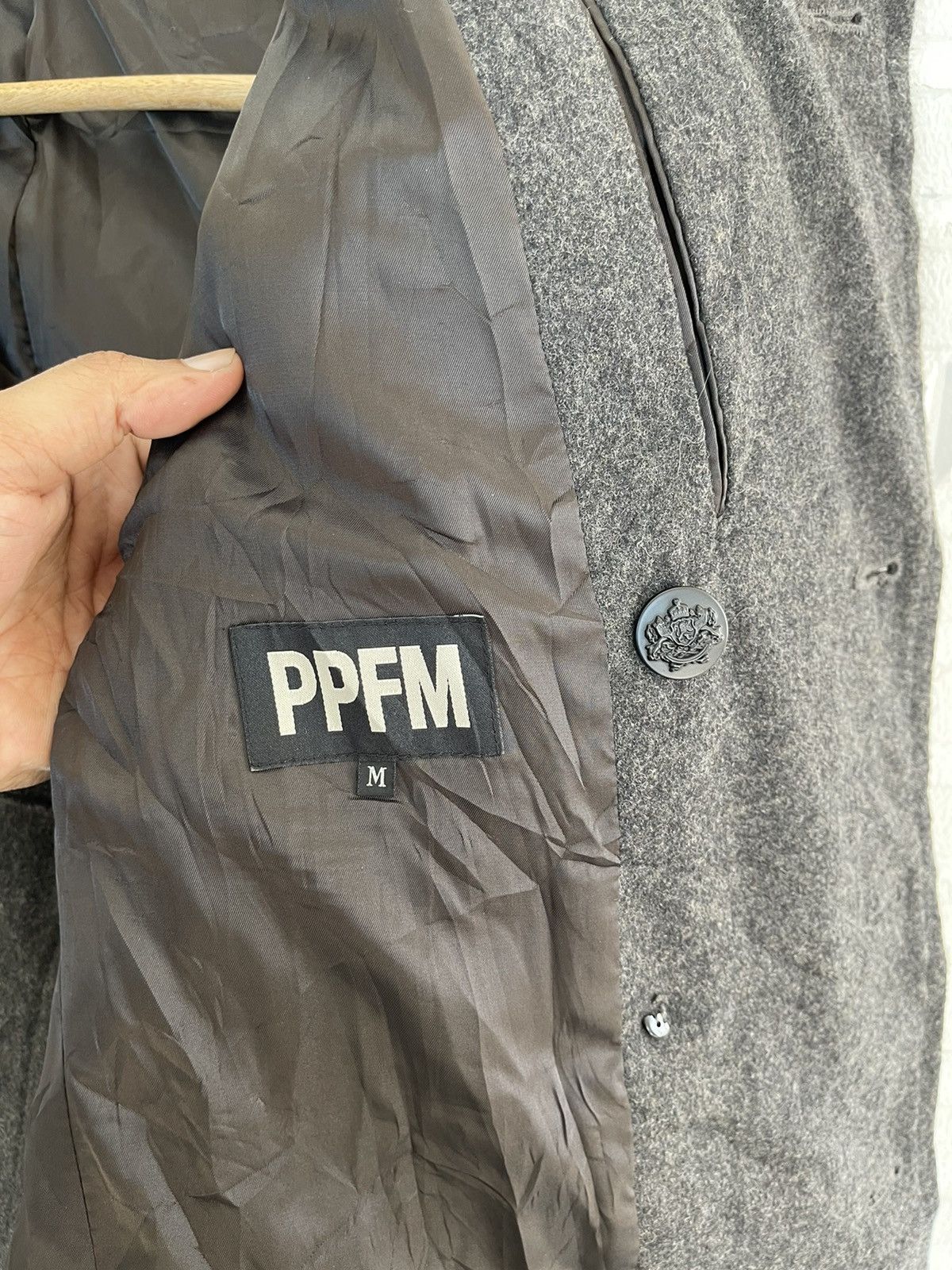 PPFM 90’s PPFM DOUBLE BREAST CROP JACKET Size US M / EU 48-50 / 2 - 4 Thumbnail