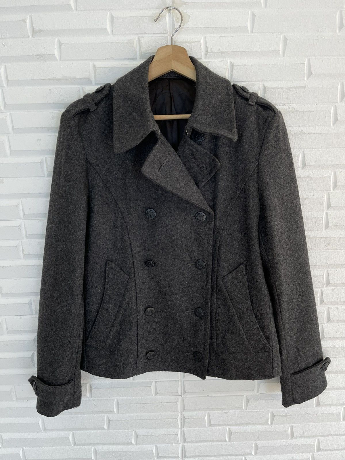PPFM 90’s PPFM DOUBLE BREAST CROP JACKET Size US M / EU 48-50 / 2 - 5 Thumbnail