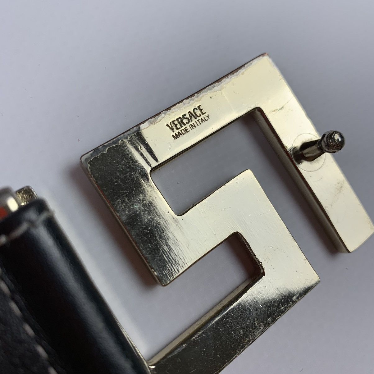 Versace Versace biker leather belt Size ONE SIZE - 8 Thumbnail