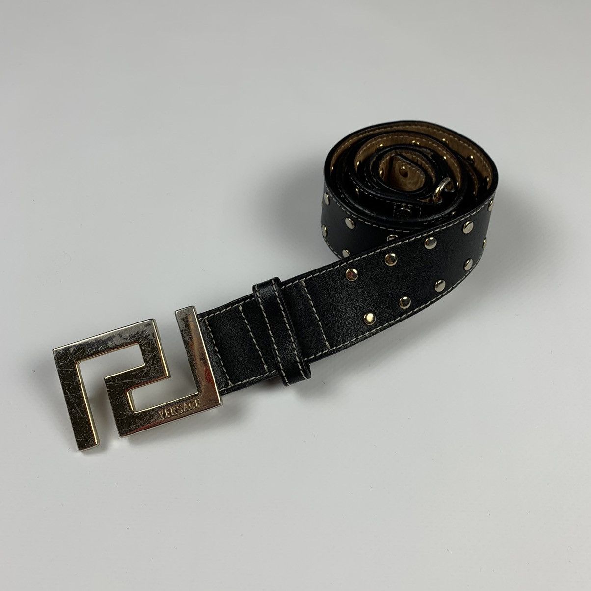 Versace Versace biker leather belt Size ONE SIZE - 1 Thumbnail