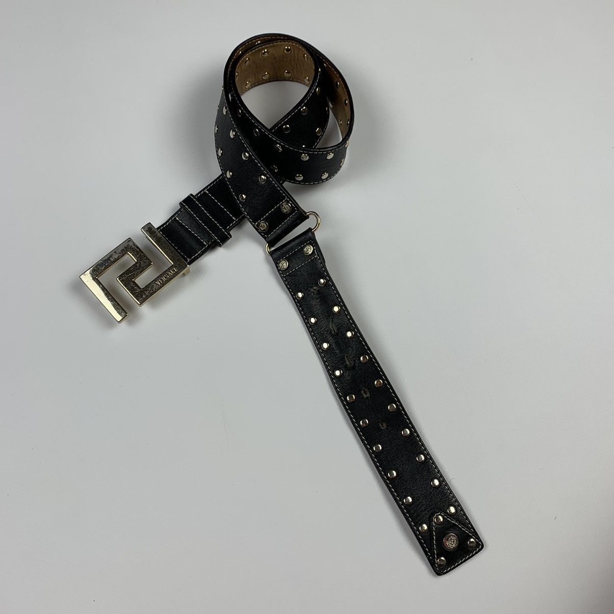 Versace Versace biker leather belt Size ONE SIZE - 2 Thumbnail