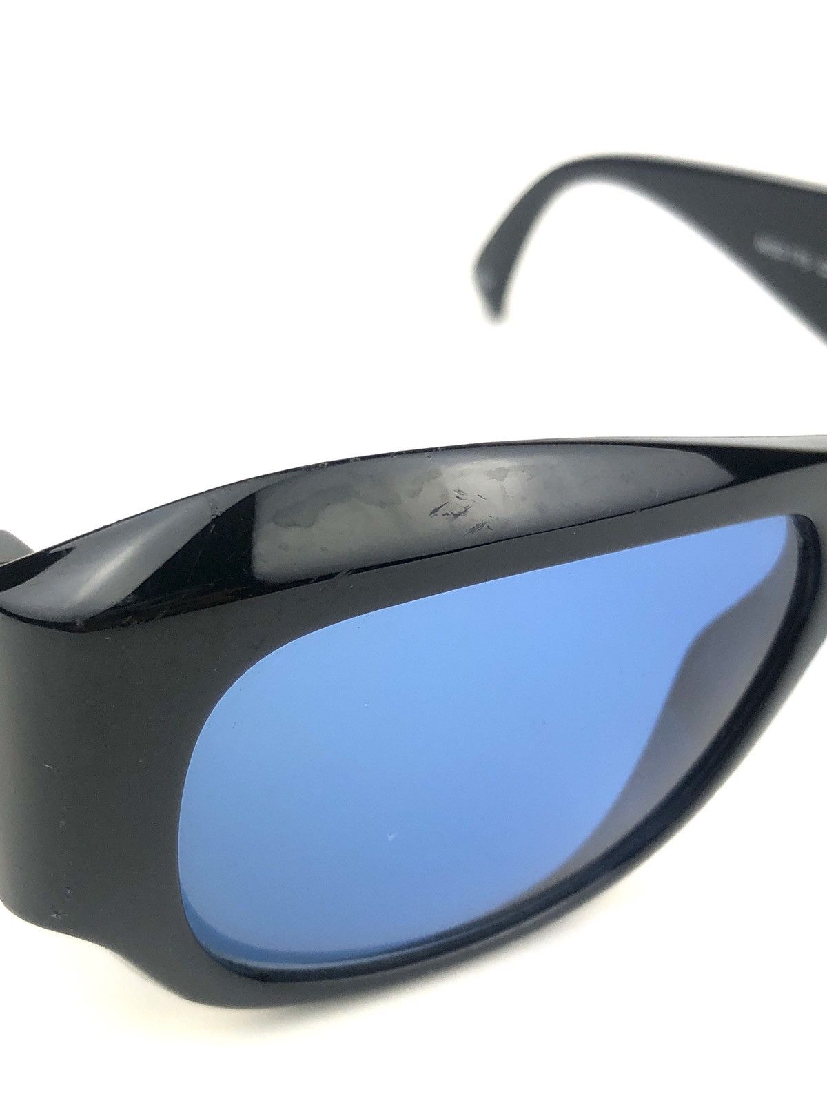 Versace Versace T75 Gold Oversized Logo Sunglasses Size ONE SIZE - 7 Thumbnail