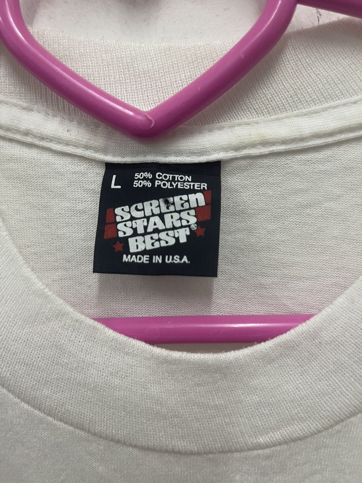 Vintage Rare 90s Vintage ITS ME AGAIN LORD Screen Stars USA Tee Size US L / EU 52-54 / 3 - 4 Thumbnail