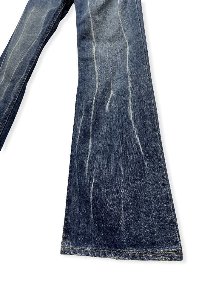 Beauty Beast 🔥MIDAS Punk Flare Clawmark Whisker Distressed Denim Pants Size US 31 - 6 Thumbnail