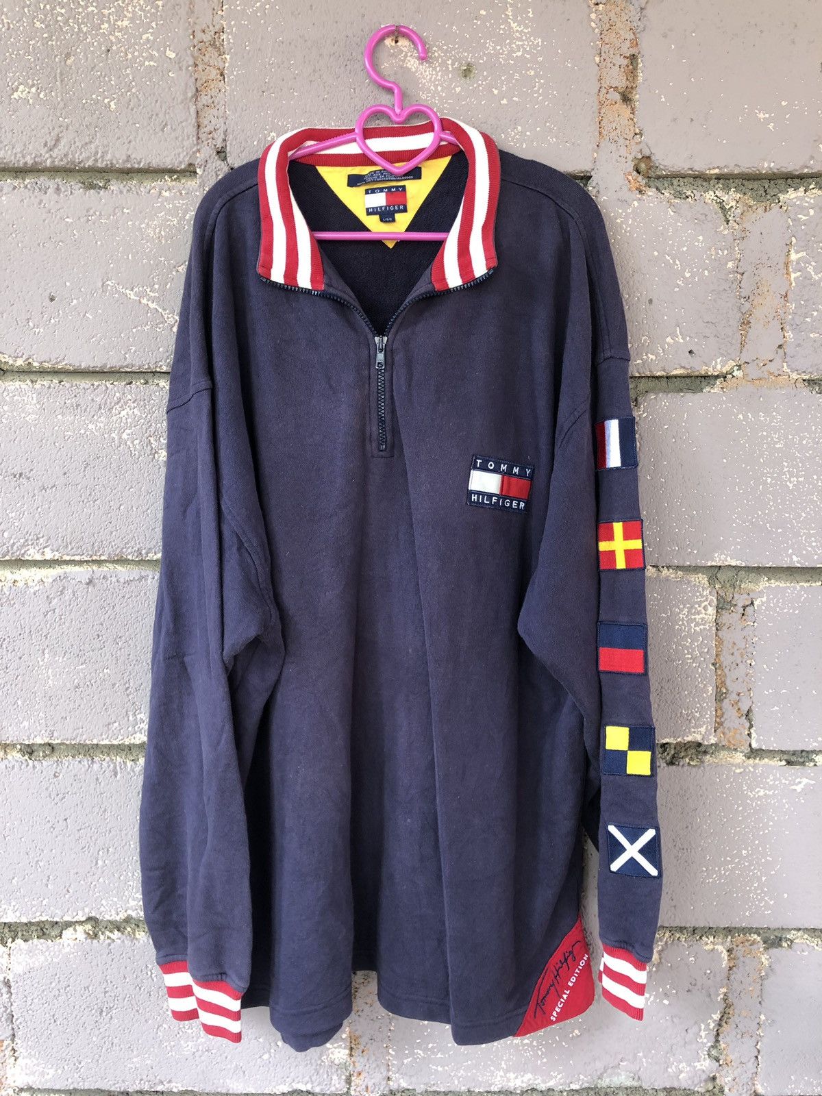 Tommy Hilfiger Rare Vintage TOMMY HILFIGER Sailing Gear Special Edition Size US L / EU 52-54 / 3 - 2 Thumbnail