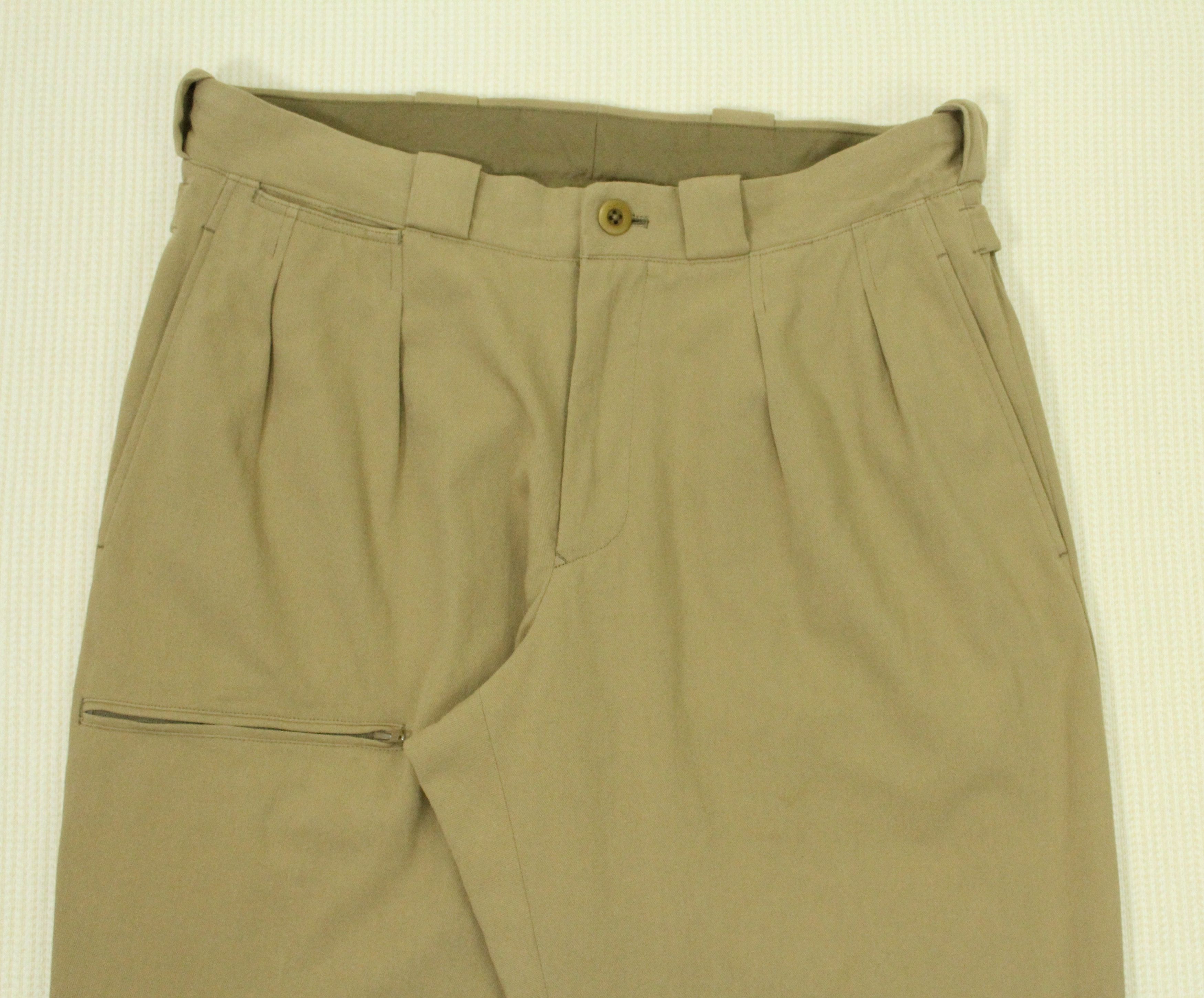 Yohji Yamamoto Knee Pocket YOHJI YAMAMOTO POUR HOMME Pants Pleats YYPH Size US 32 / EU 48 - 6 Thumbnail