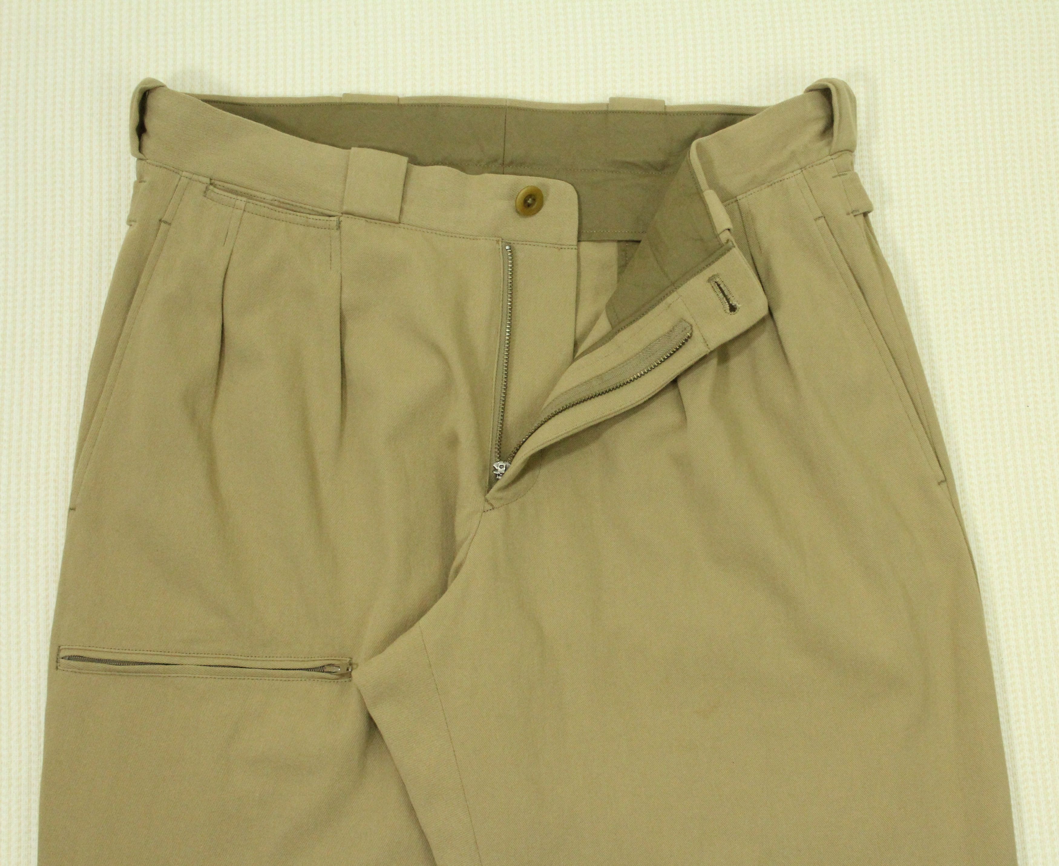 Yohji Yamamoto Knee Pocket YOHJI YAMAMOTO POUR HOMME Pants Pleats YYPH Size US 32 / EU 48 - 7 Thumbnail