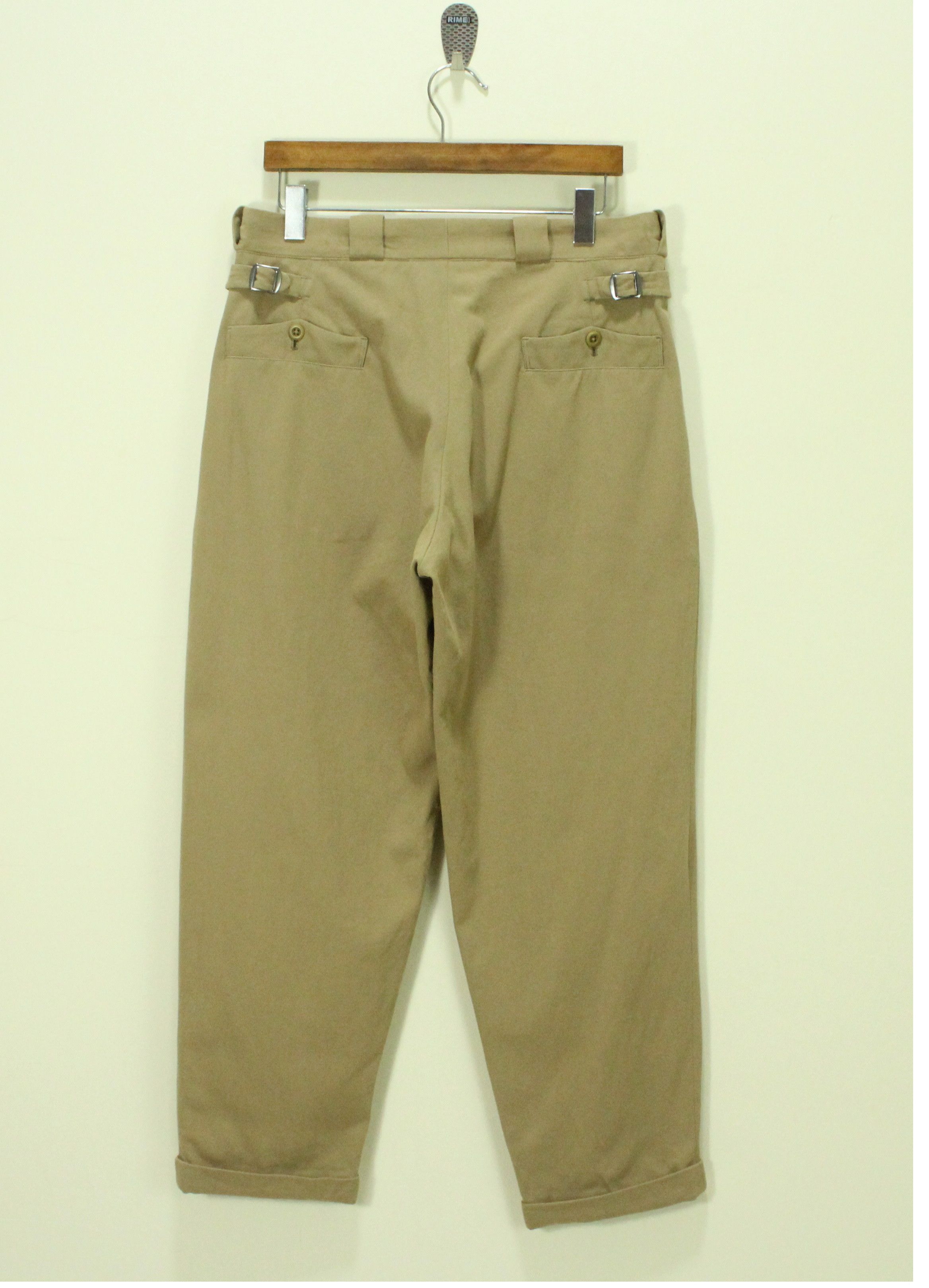 Yohji Yamamoto Knee Pocket YOHJI YAMAMOTO POUR HOMME Pants Pleats YYPH Size US 32 / EU 48 - 2 Thumbnail